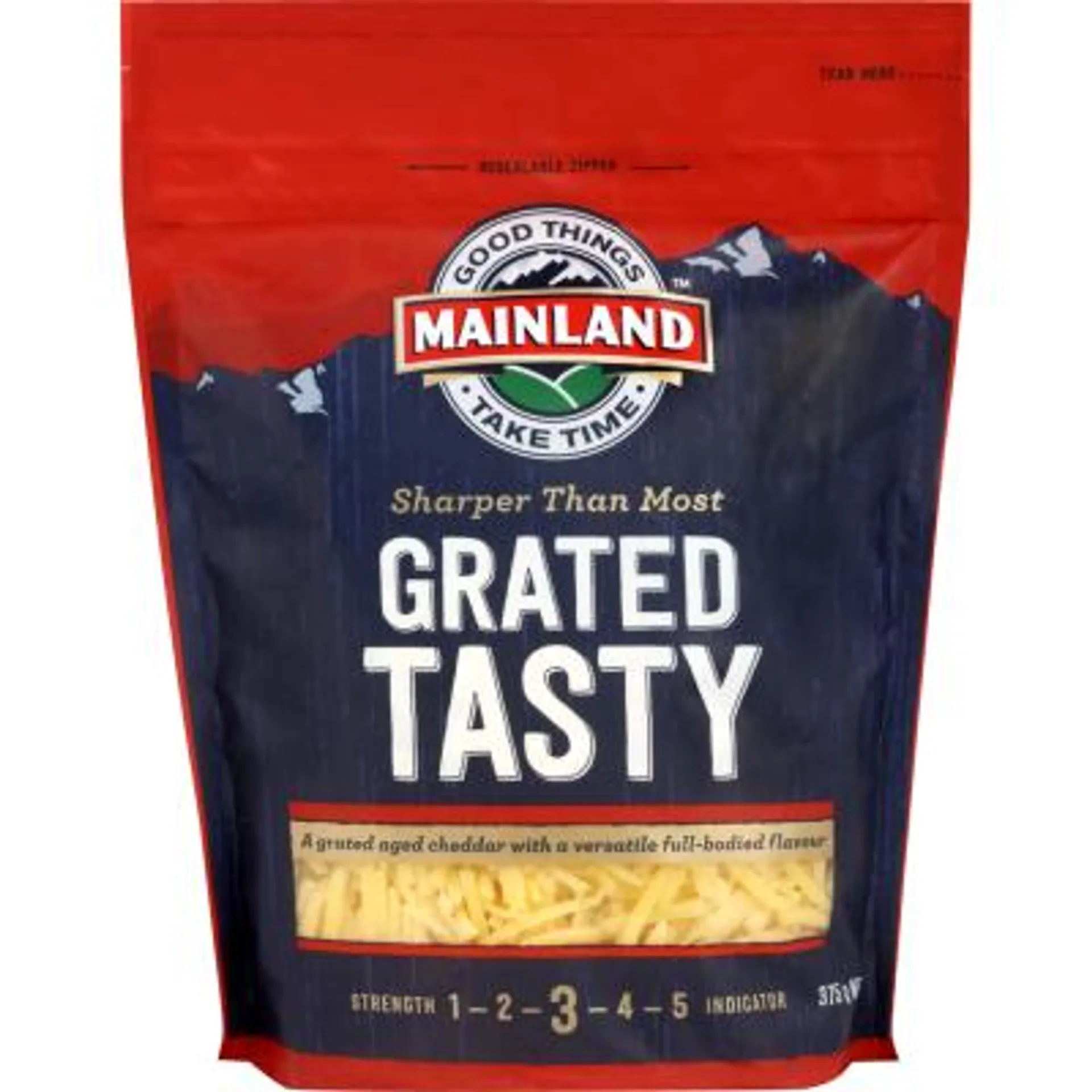 Mainland Tasty Aged Cheddar Grated Cheese