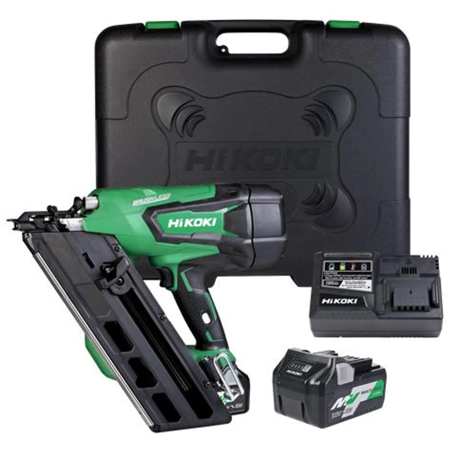 HiKOKI MultiVolt Cordless Framing Nailer Gasless/Brushless 18V Kit