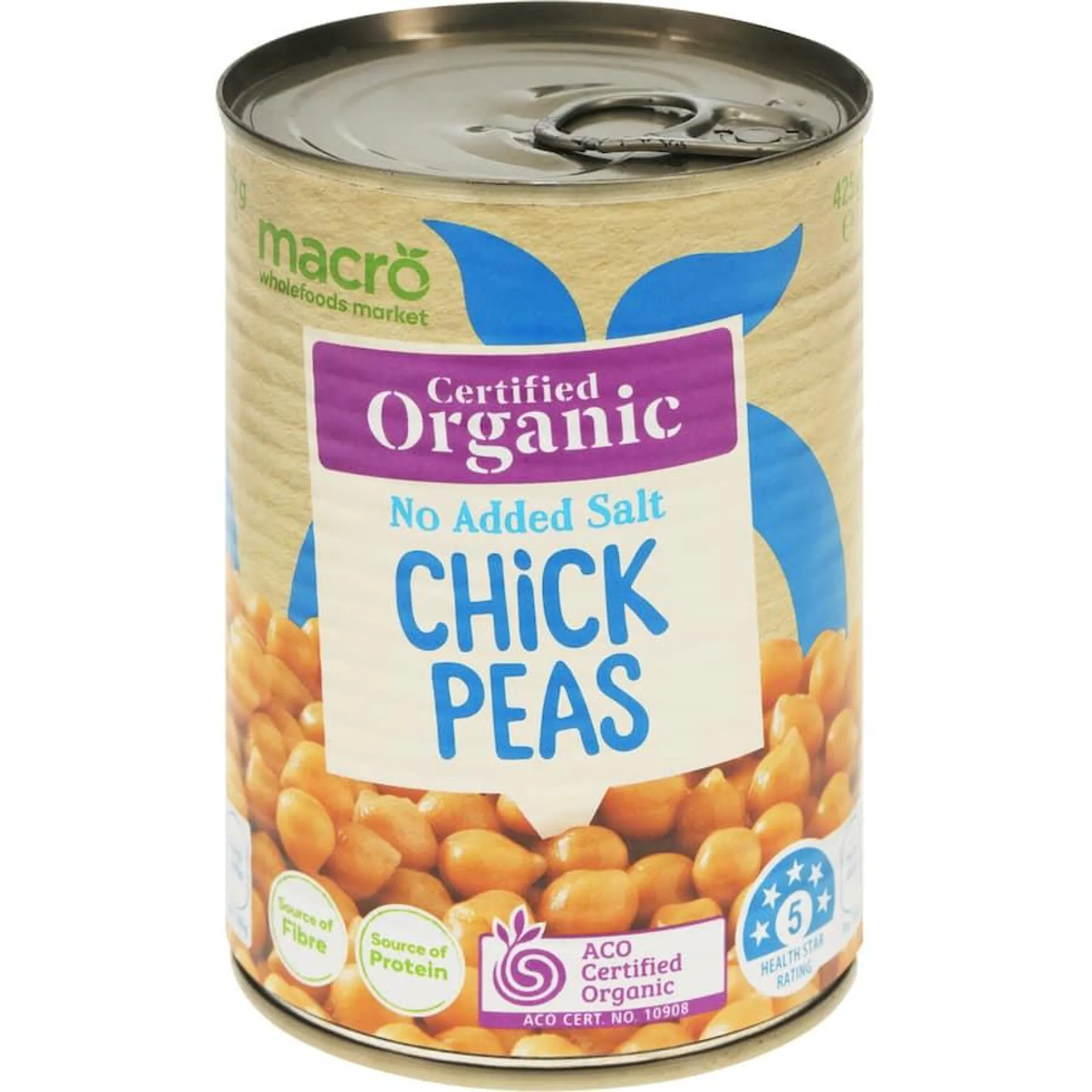 Macro Organic Chickpeas No Added Salt