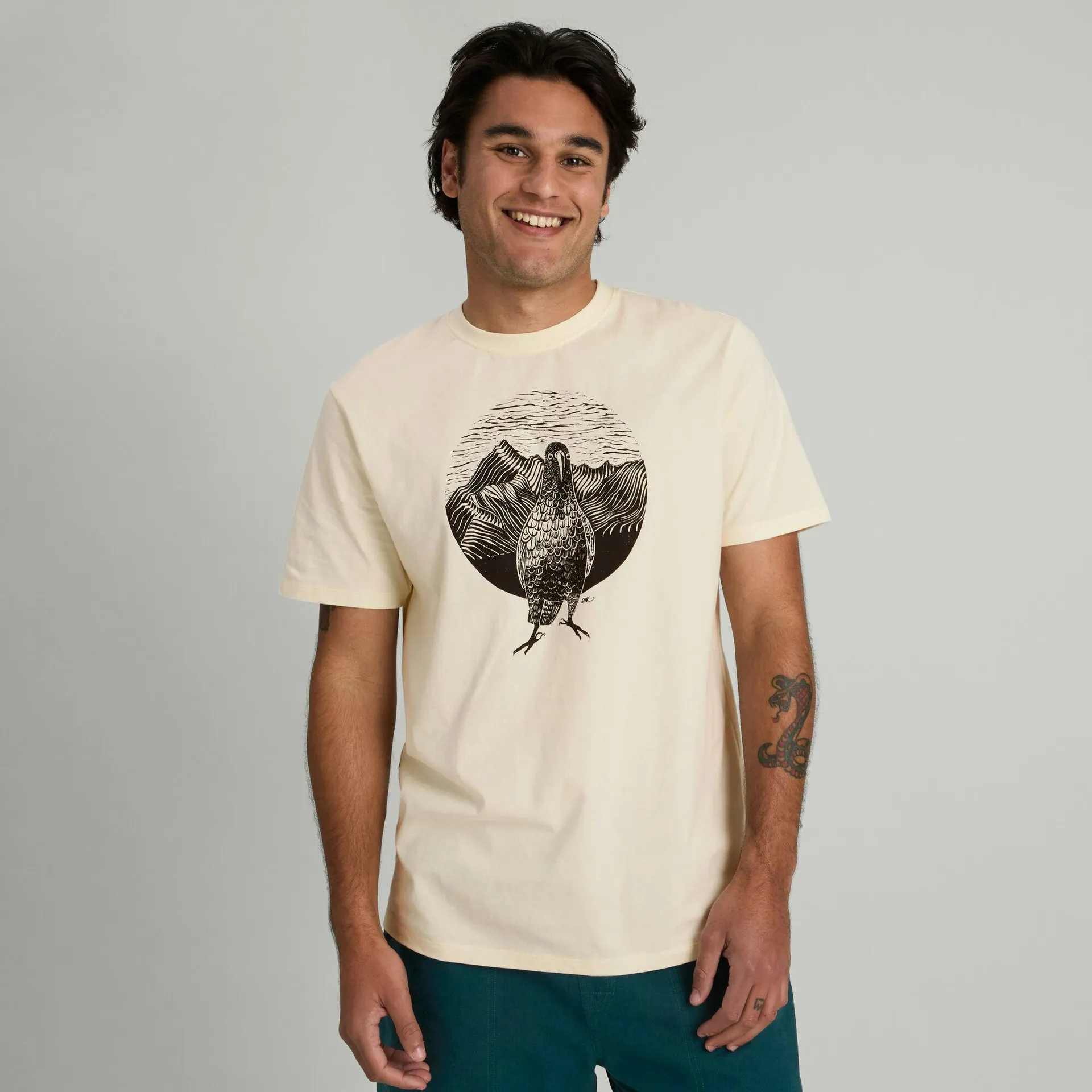 Kea Calling Men's Organic Cotton T-shirt