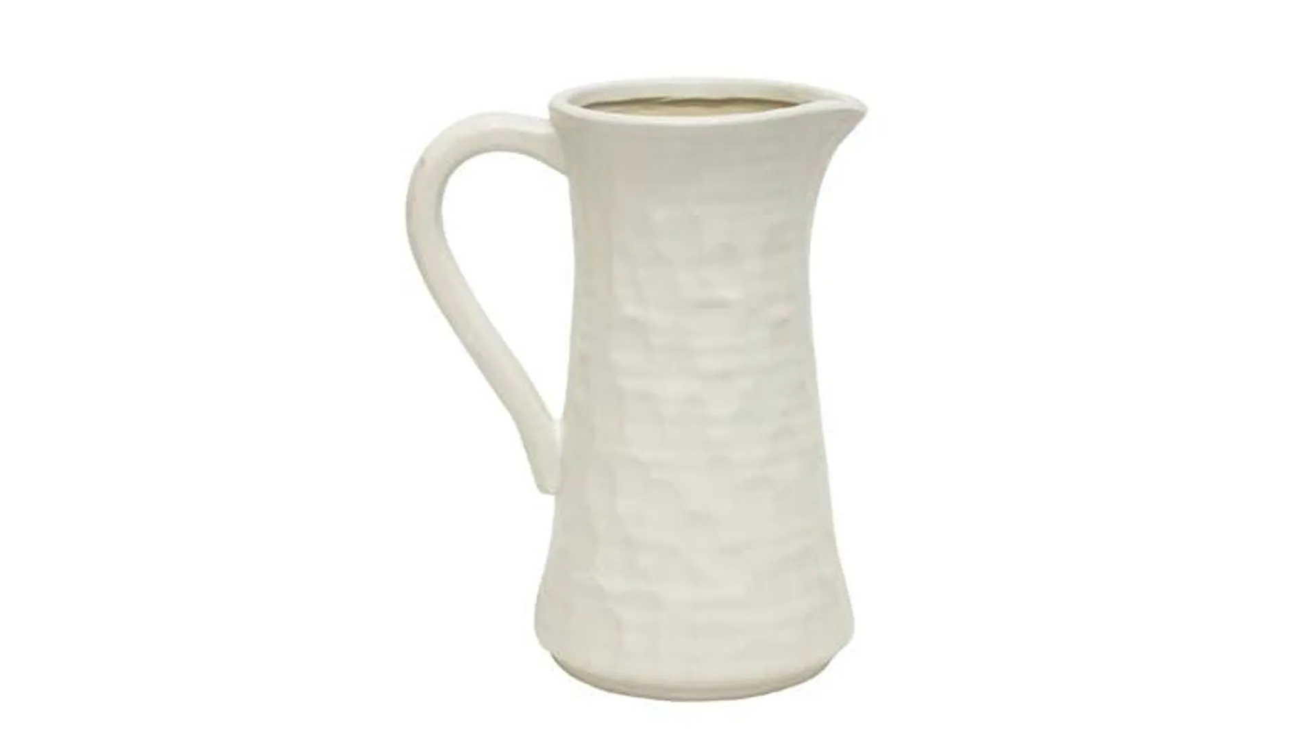 Sultan Ceramic White Jug 24cm