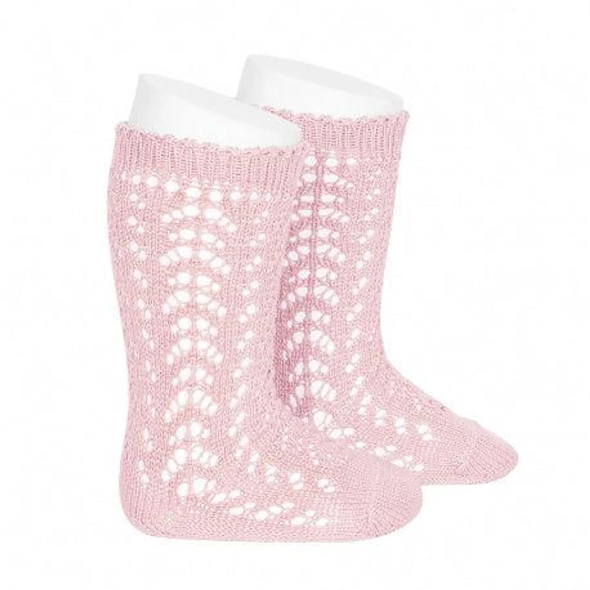 Condor Full Crochet Knee High Sock - Baby Pink (500)