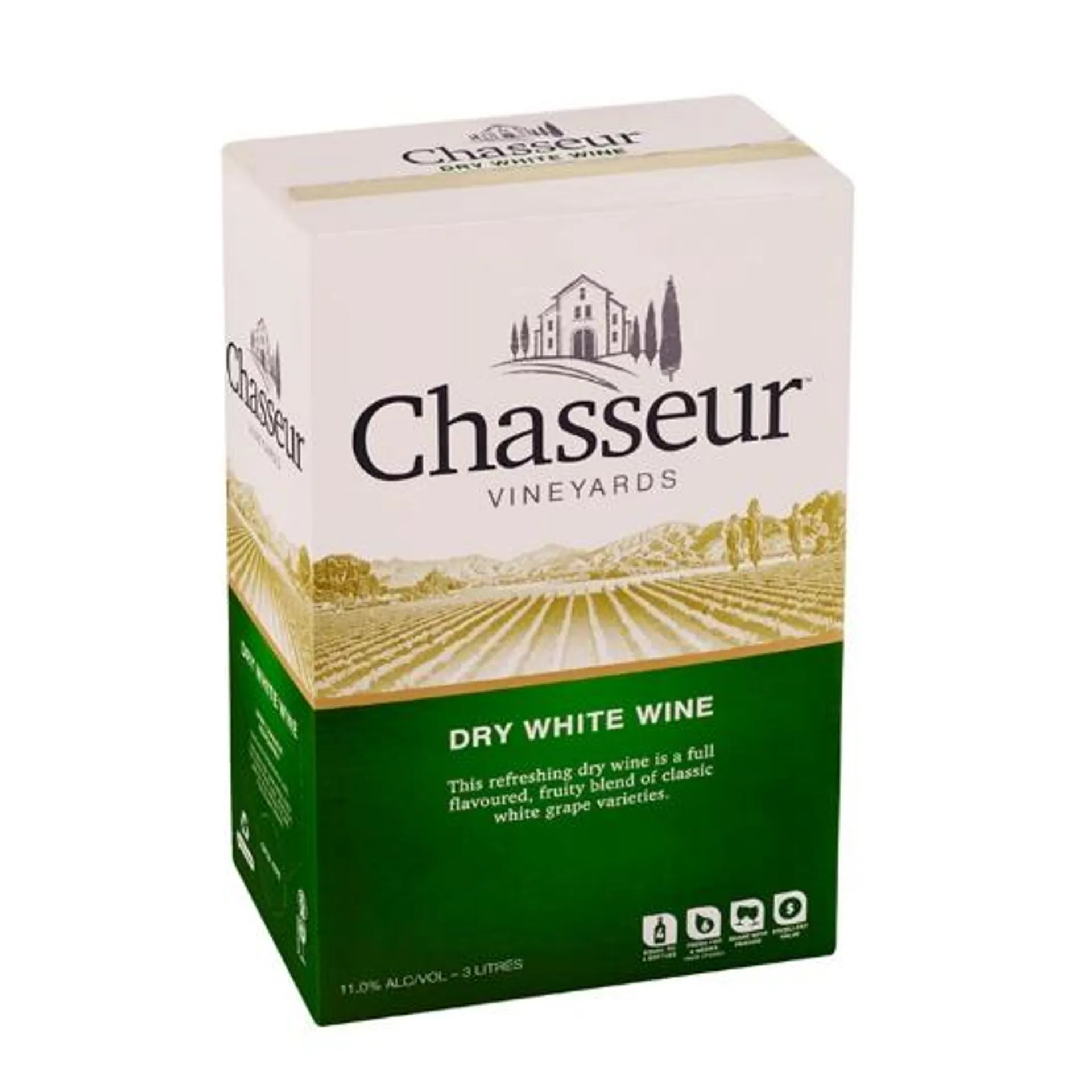 Chasseur Dry White 3 Litre