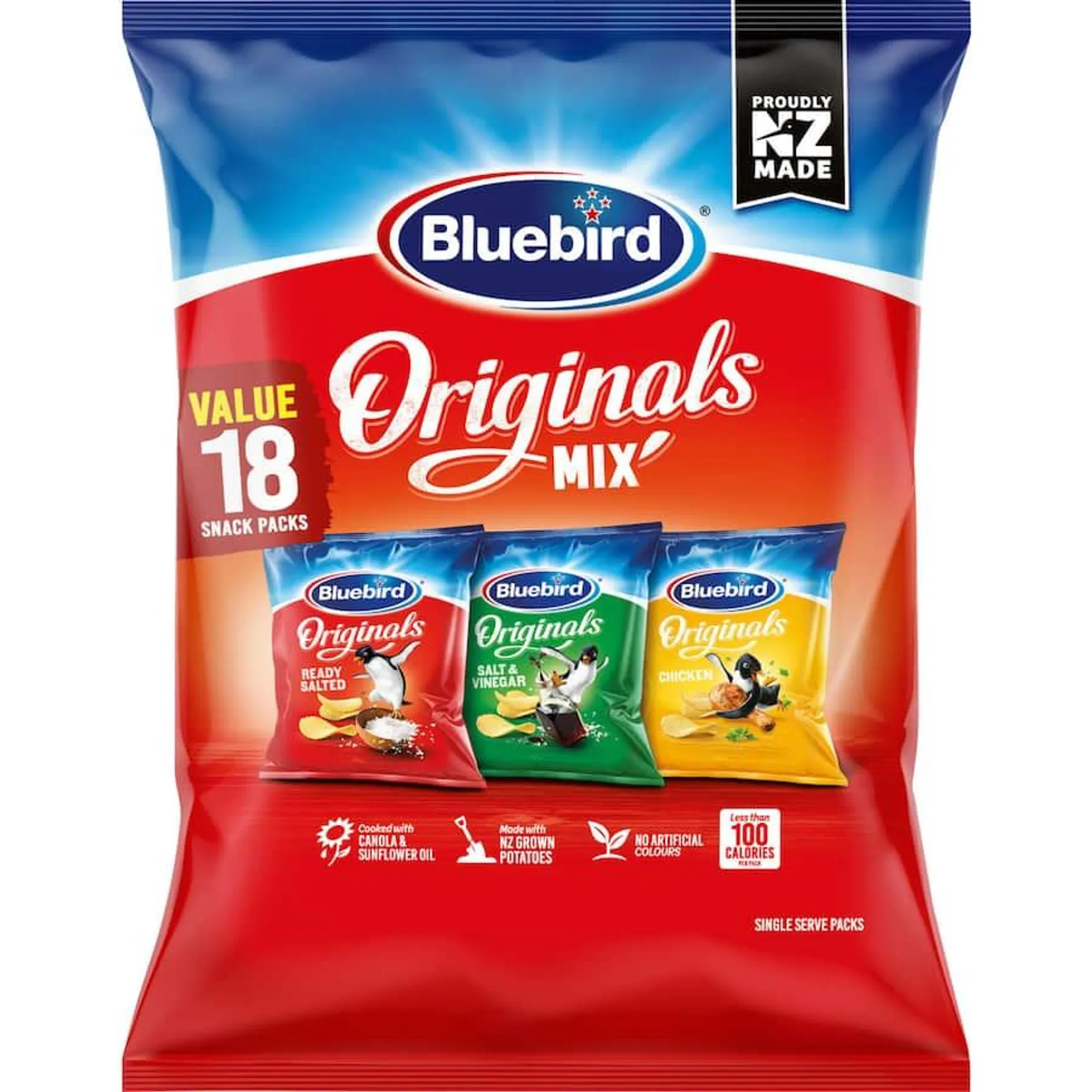 Bluebird Originals Multipack Chips Mix Combo