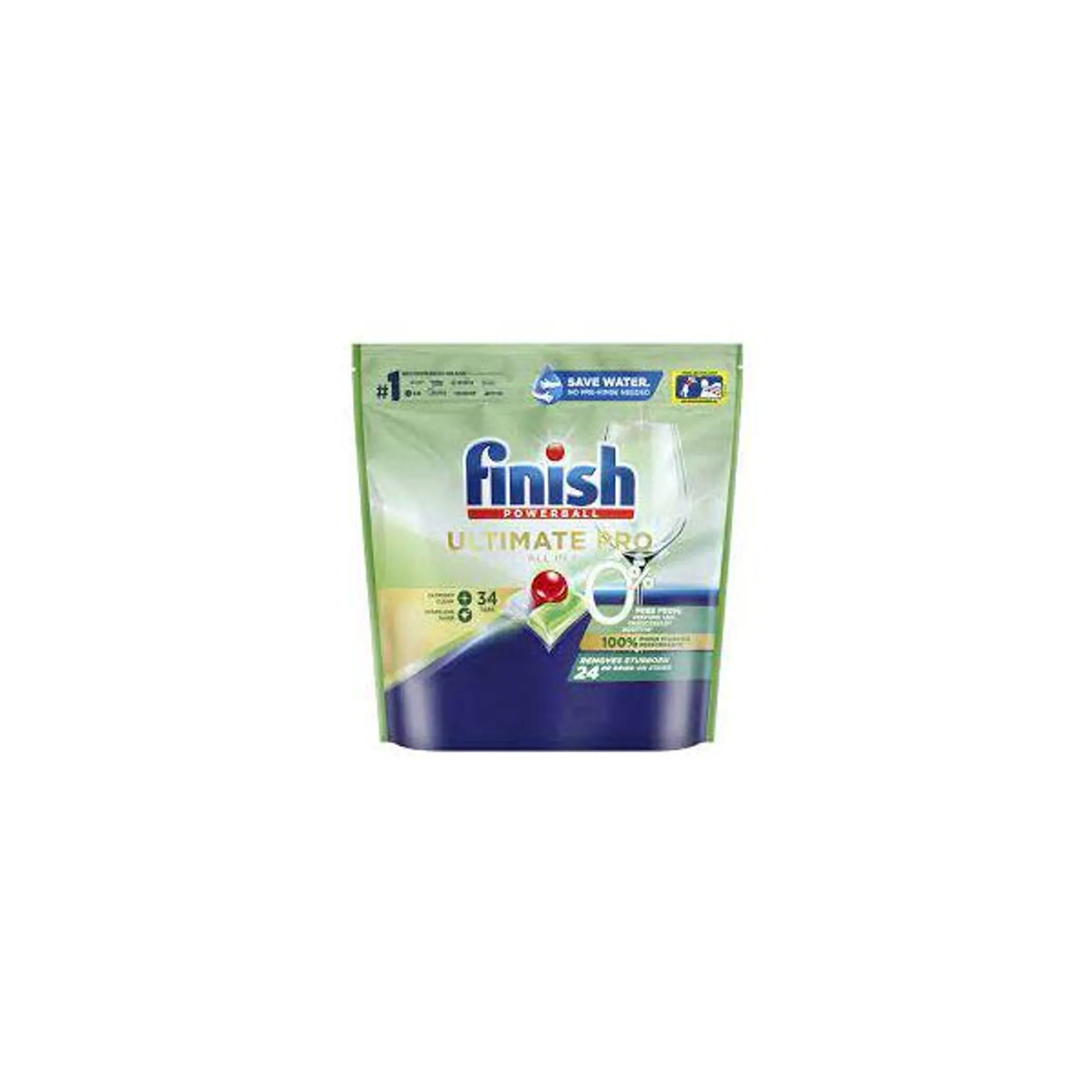 Finish Ultimate Pro Dishwasher 34 Tablets All In 1