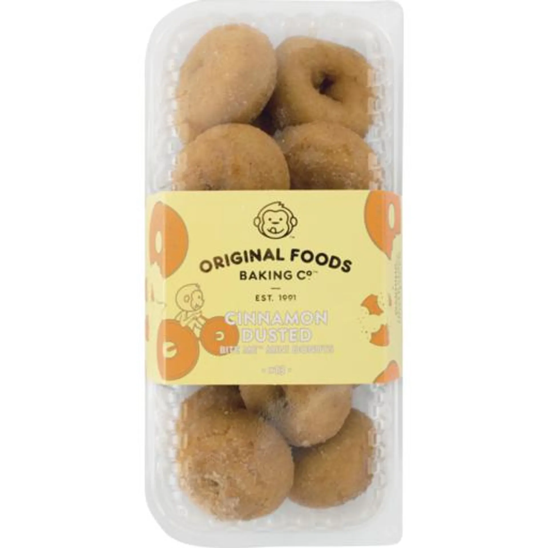 Original Foods Donuts Mini Cinnamon Dusted 13 Pack