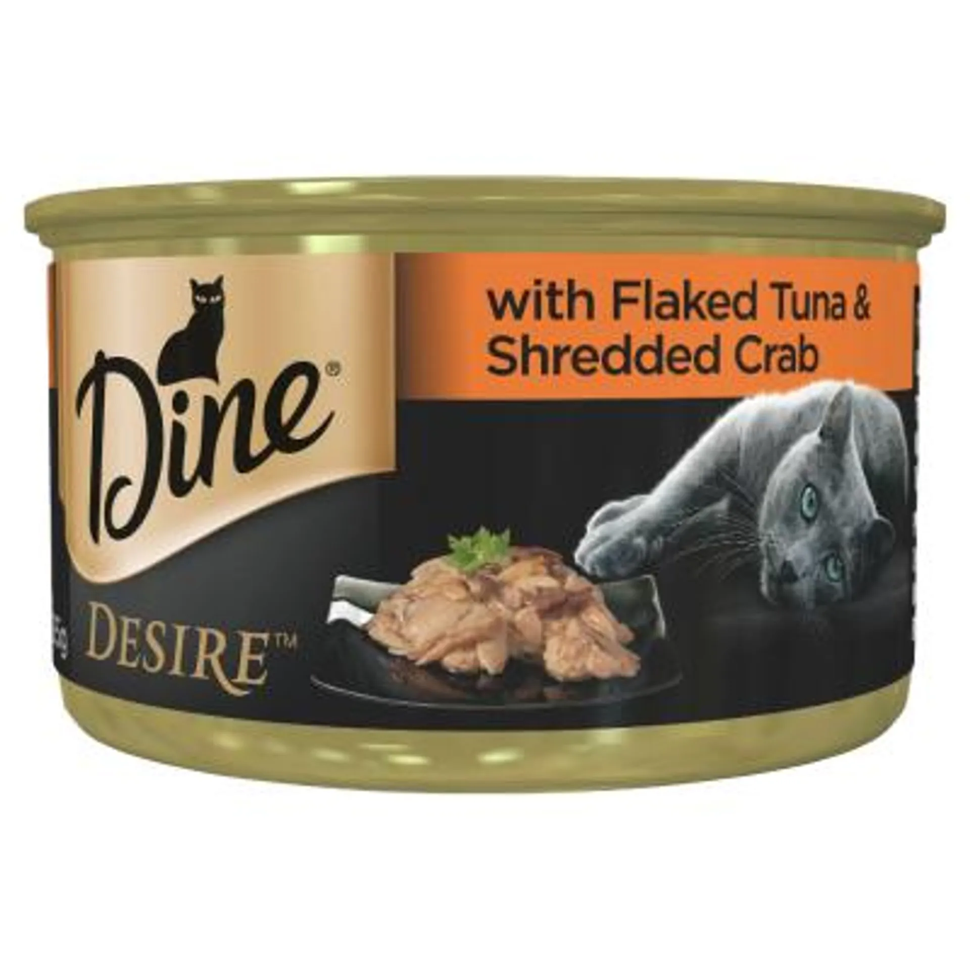 Dine Desire Flaked Tuna & Shredded Crab Wet Cat Food