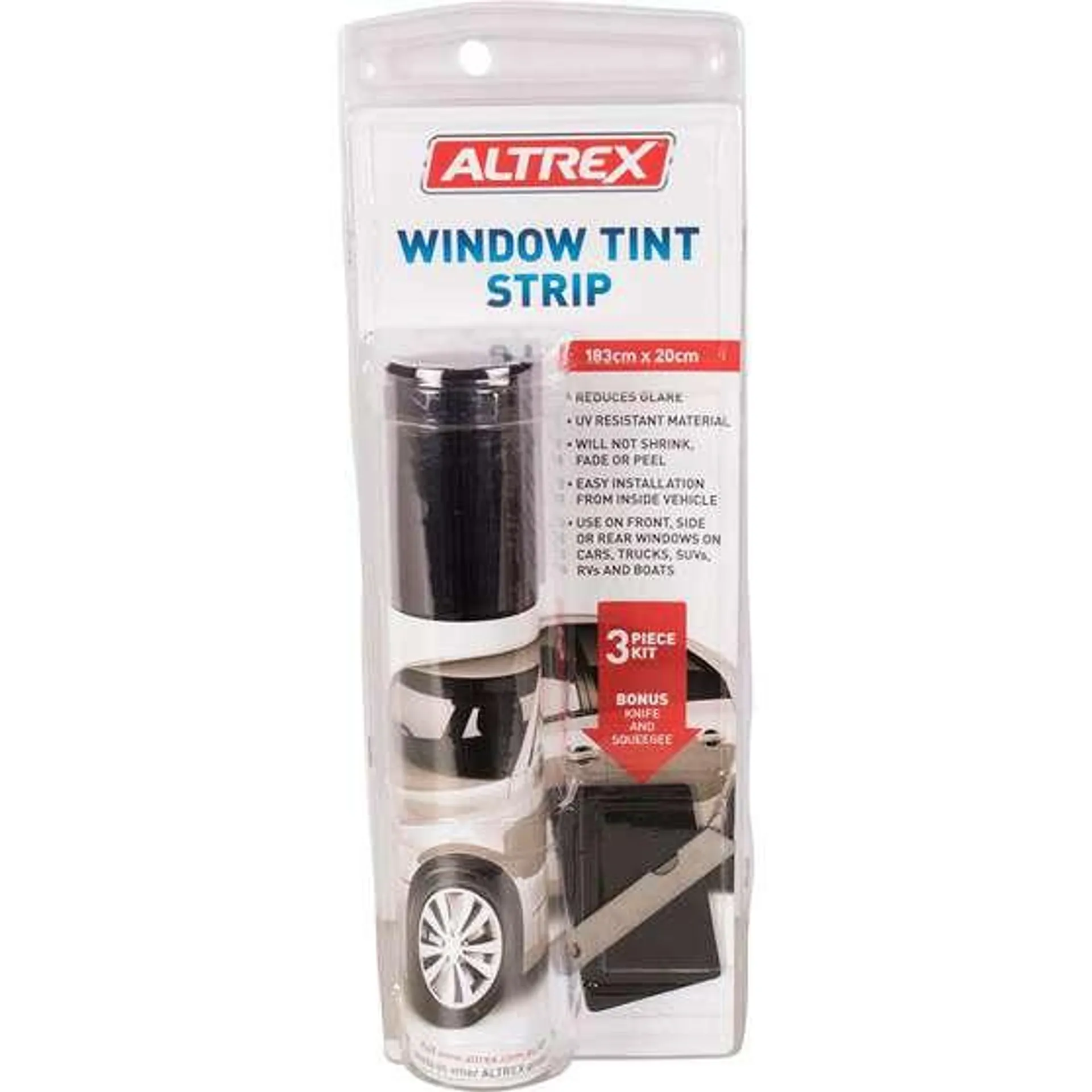 Altrex Window Tint Strip 20cm x 183cm Charcoal