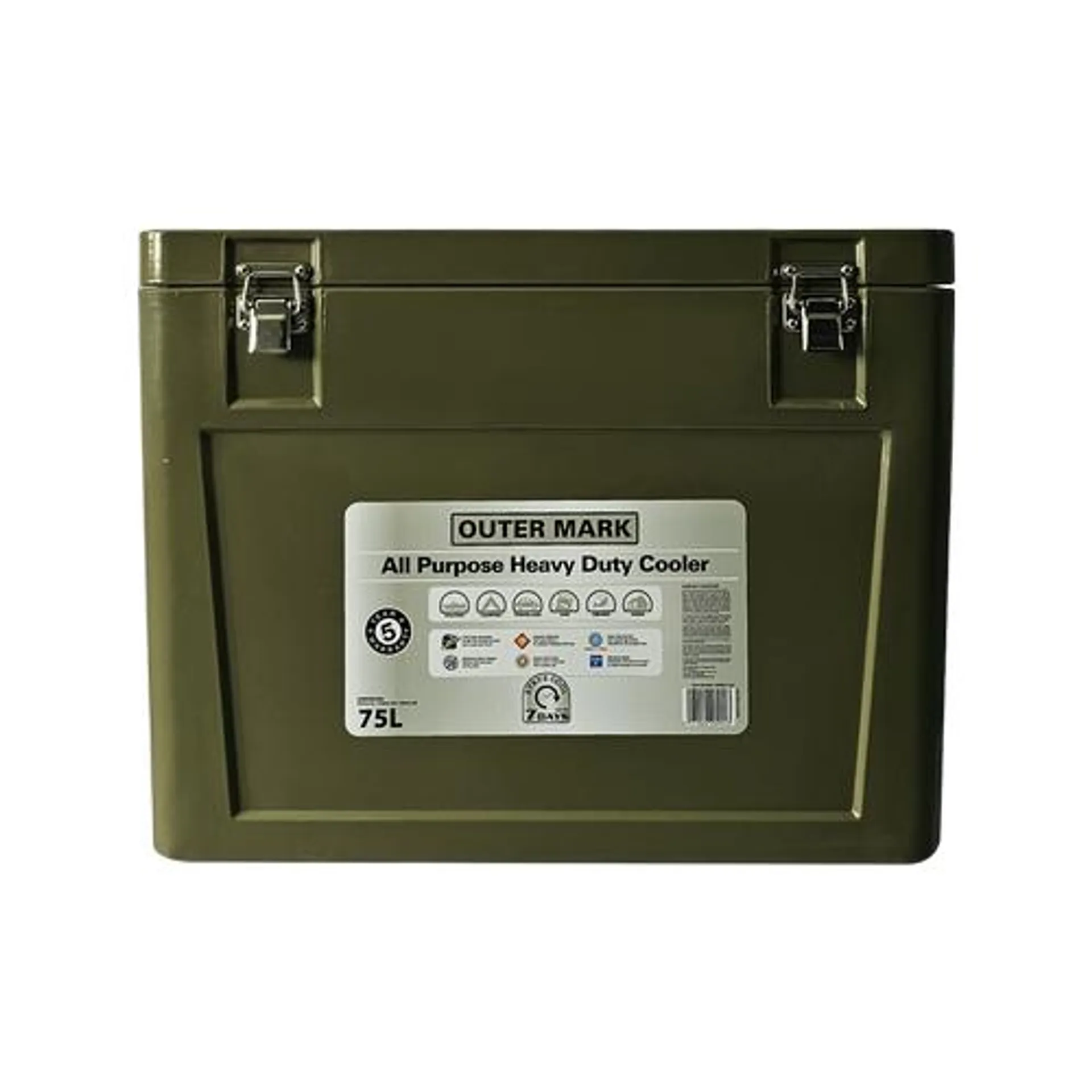 Outermark 75L Khaki Cooler Ice Box