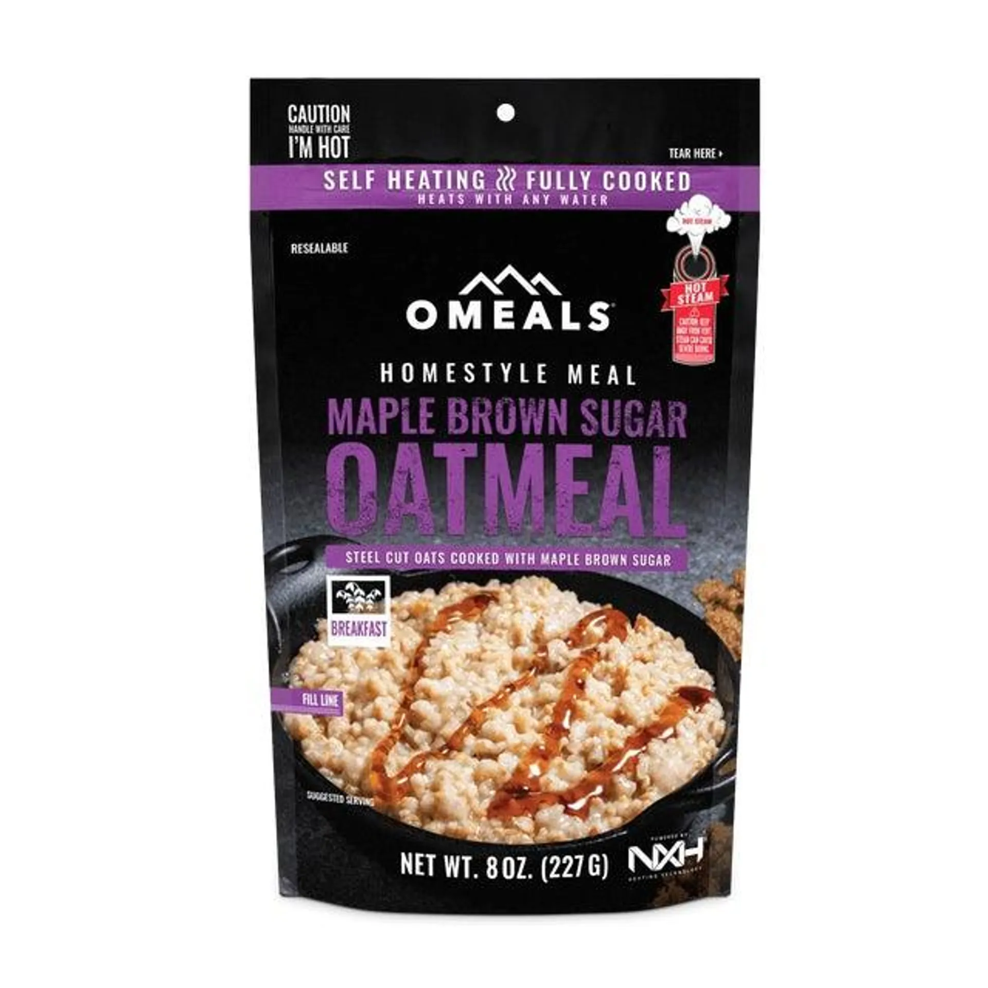 Omeals Maple Brown Sugar Oatmeal 227g