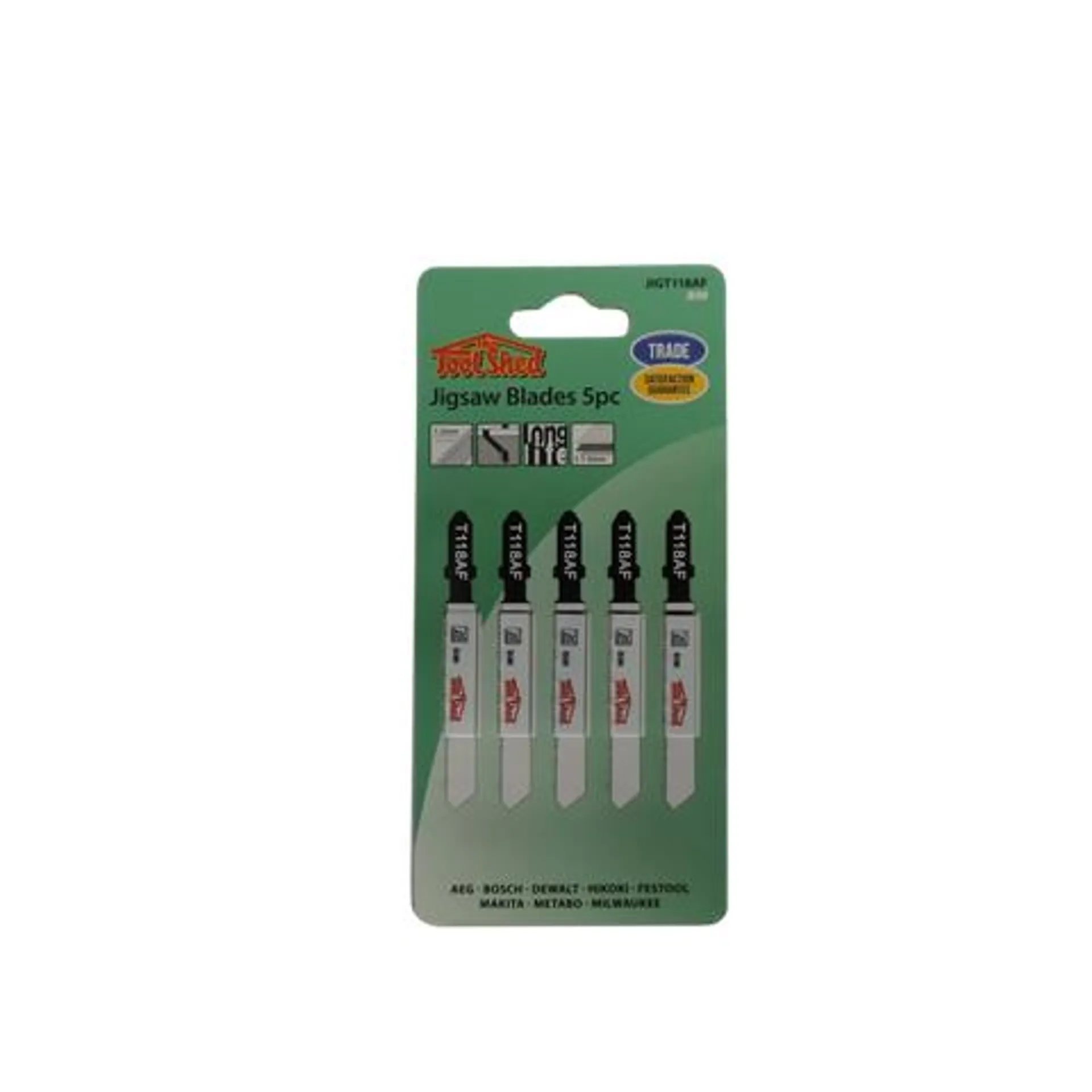 ToolShed Jigsaw Blades Metal BiM 1.2 Pitch 5pk