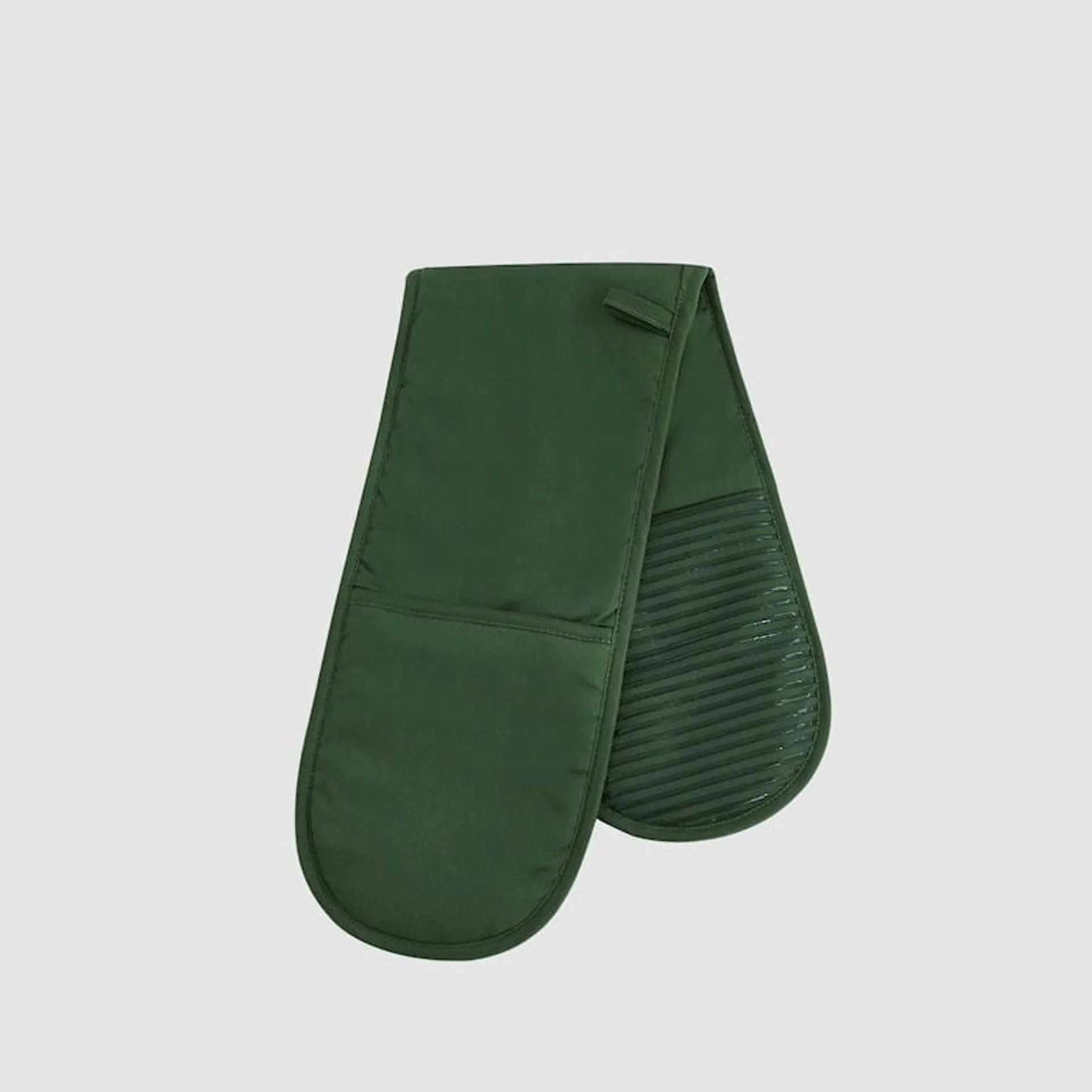 Classic Living Silicon Double Oven Mitt Olive