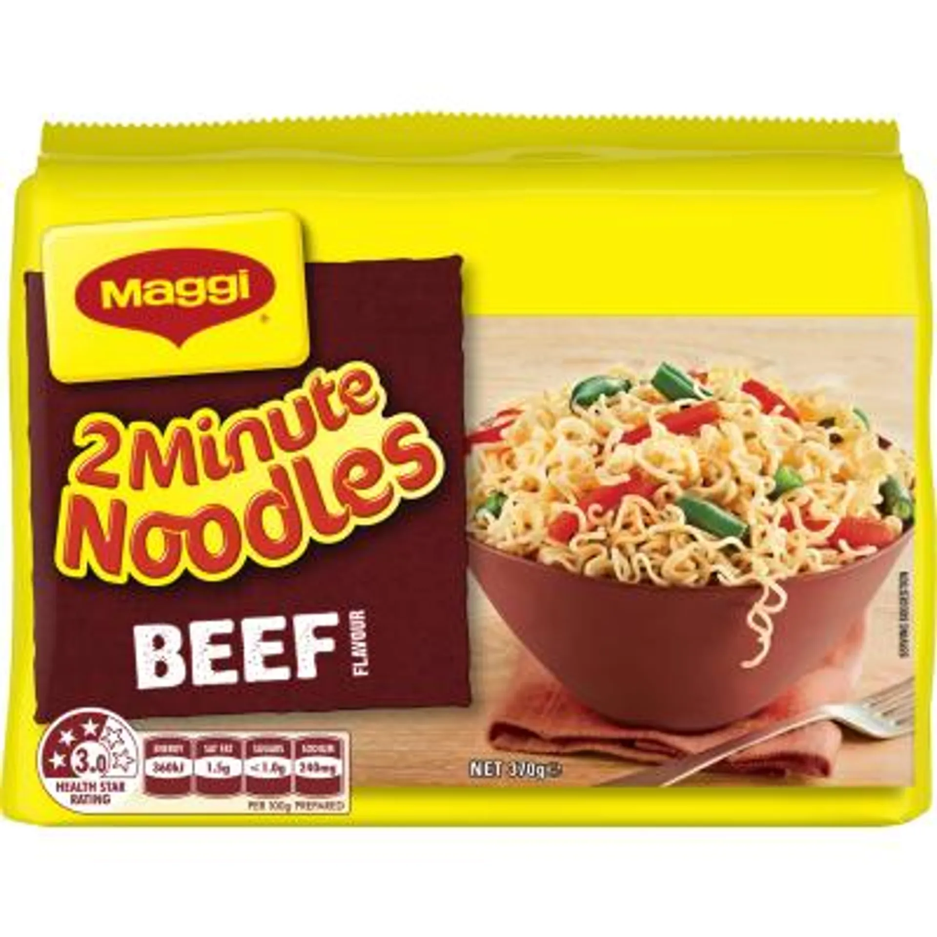 Maggi 2-Minute Beef Noodles Multipack