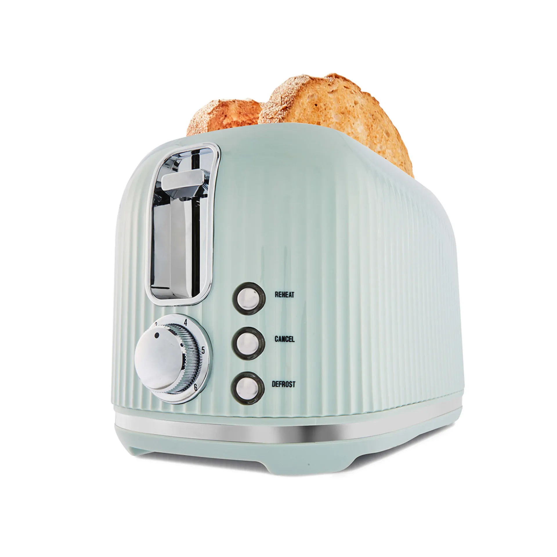 2 Slice Retro Toaster - Green