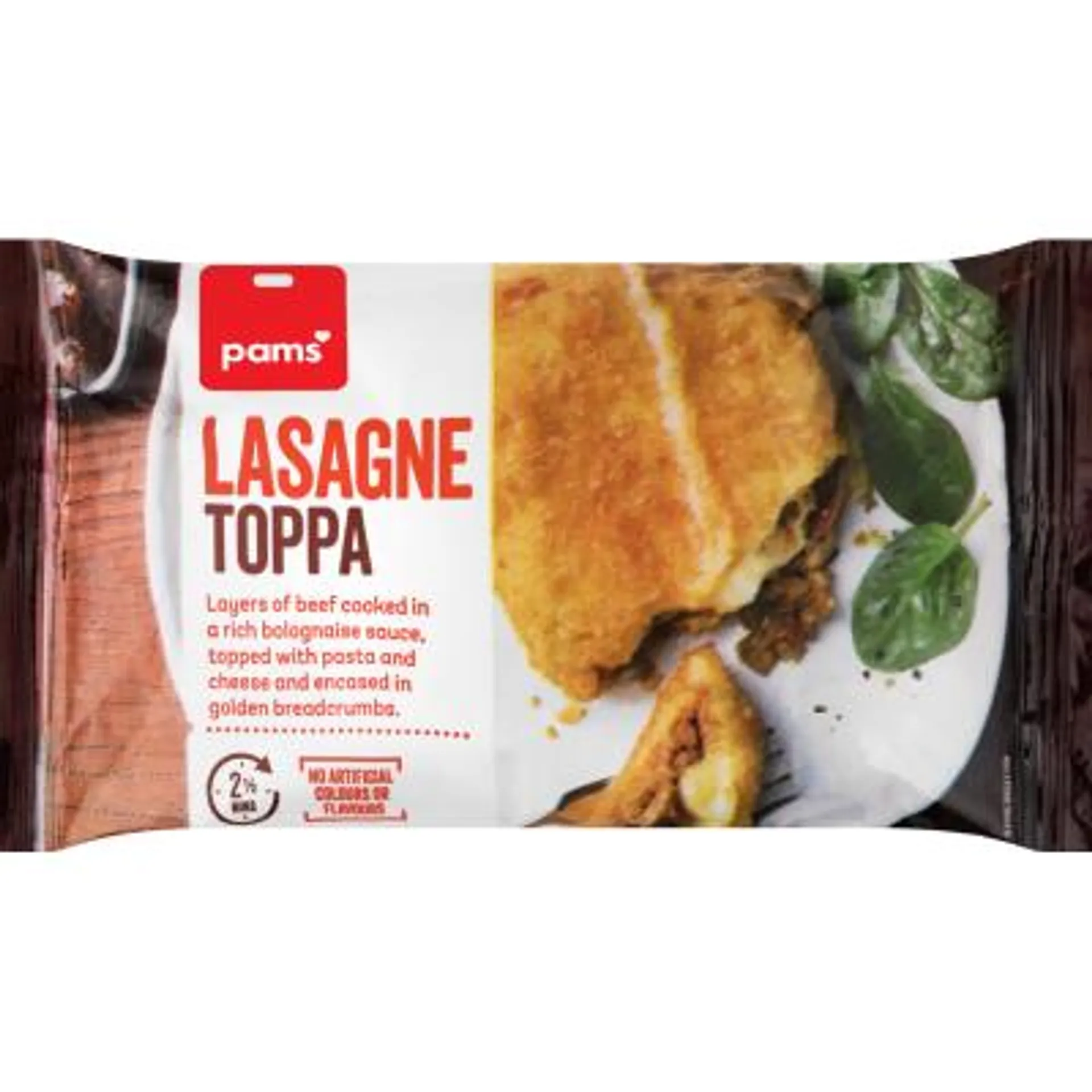 Pams Lasagne Toppa