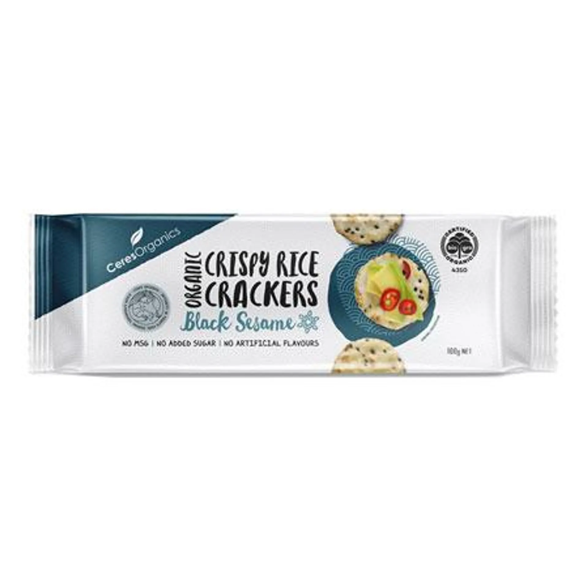 Ceres Black Sesame Rice Crackers