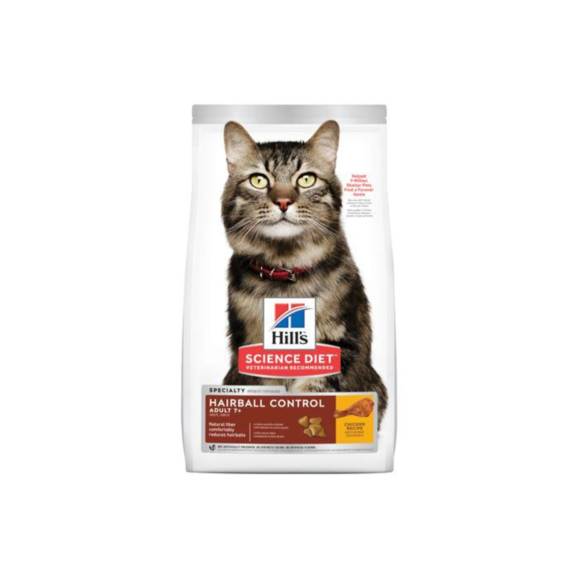 Hill's Science Diet Adult 7+ Hairball Control Senior Cat Food 4k