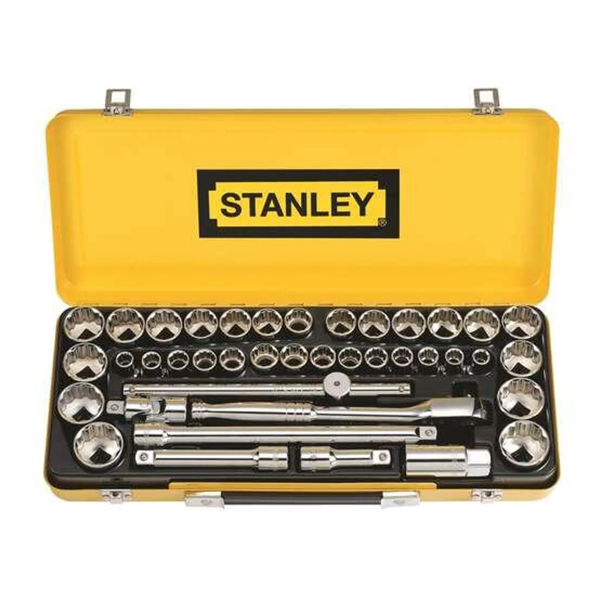 Stanley Socket Set 1/2" Drive Metric/SAE 40 Piece