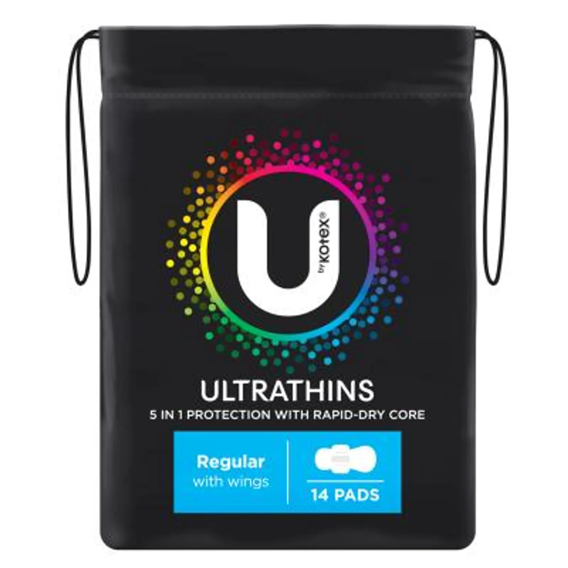 U By Kotex Ultrathins Regular Pads With Wings