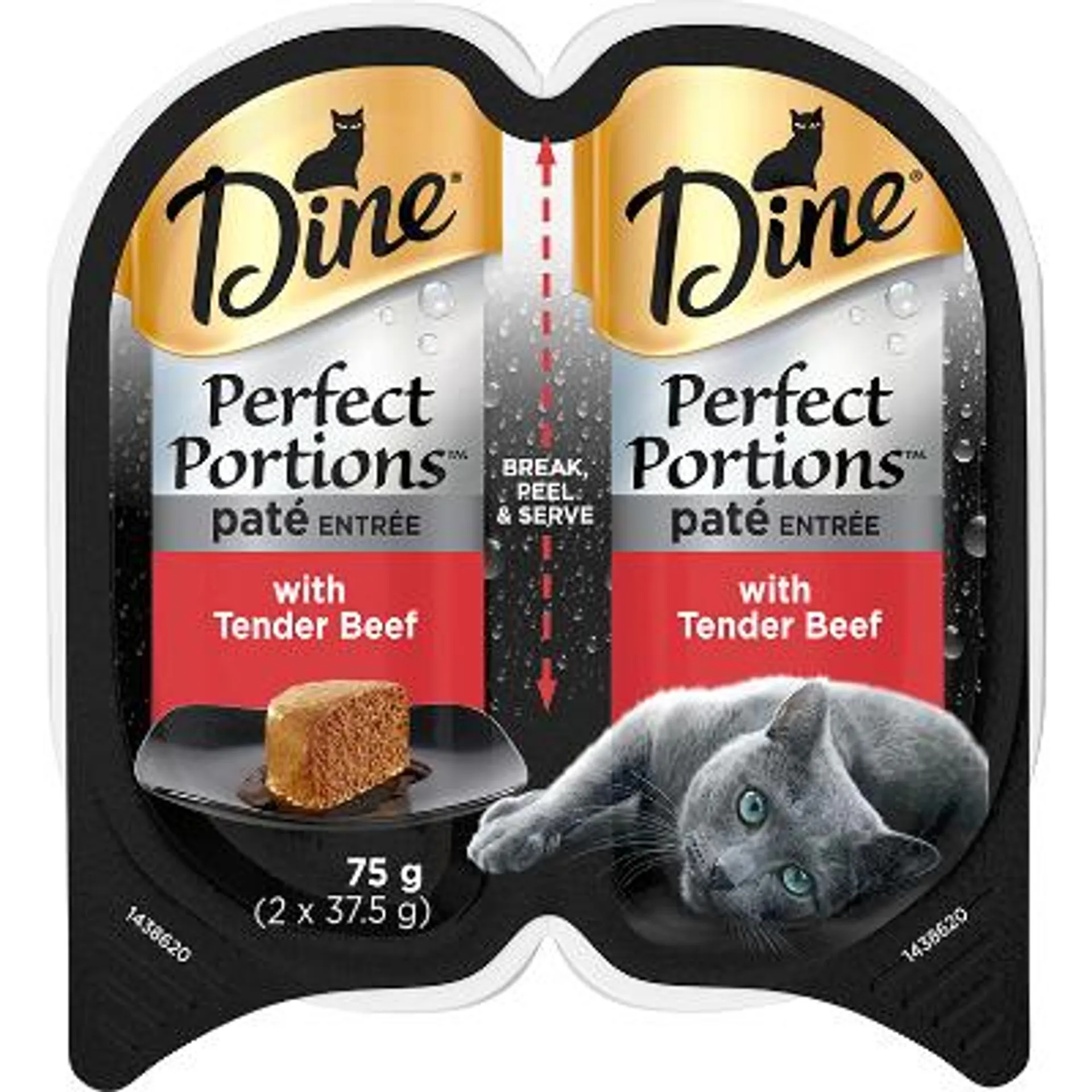 Dine Perfect Portions Pate Entree With Tender Beef Wet Cat Food