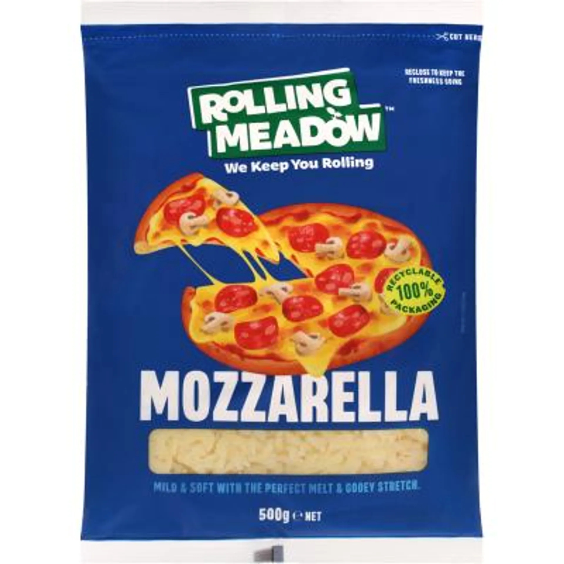 Rolling Meadow Mozzarella Grated Cheese