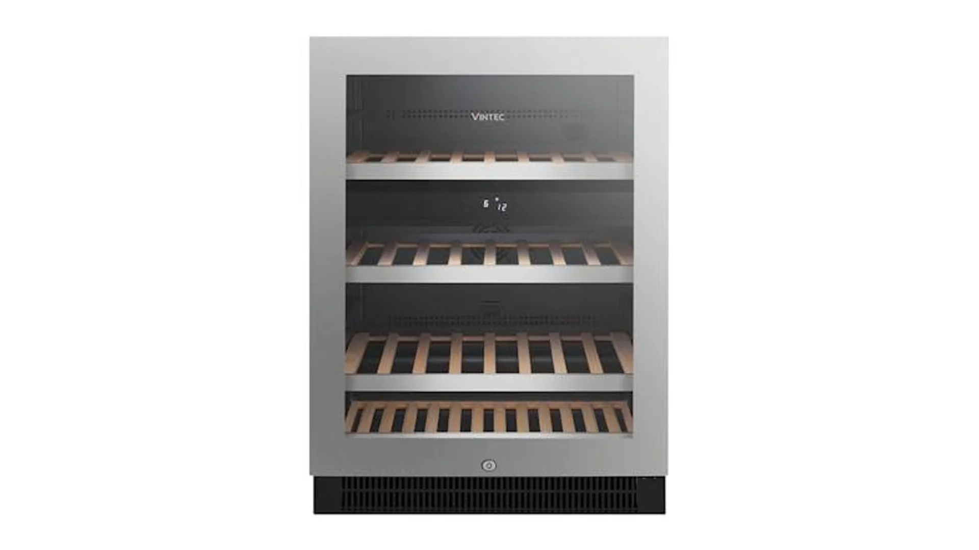 Vintec 50 Bottle Dual Zone Wine Cooler - Stainless Steel (VWD050SSB-X)