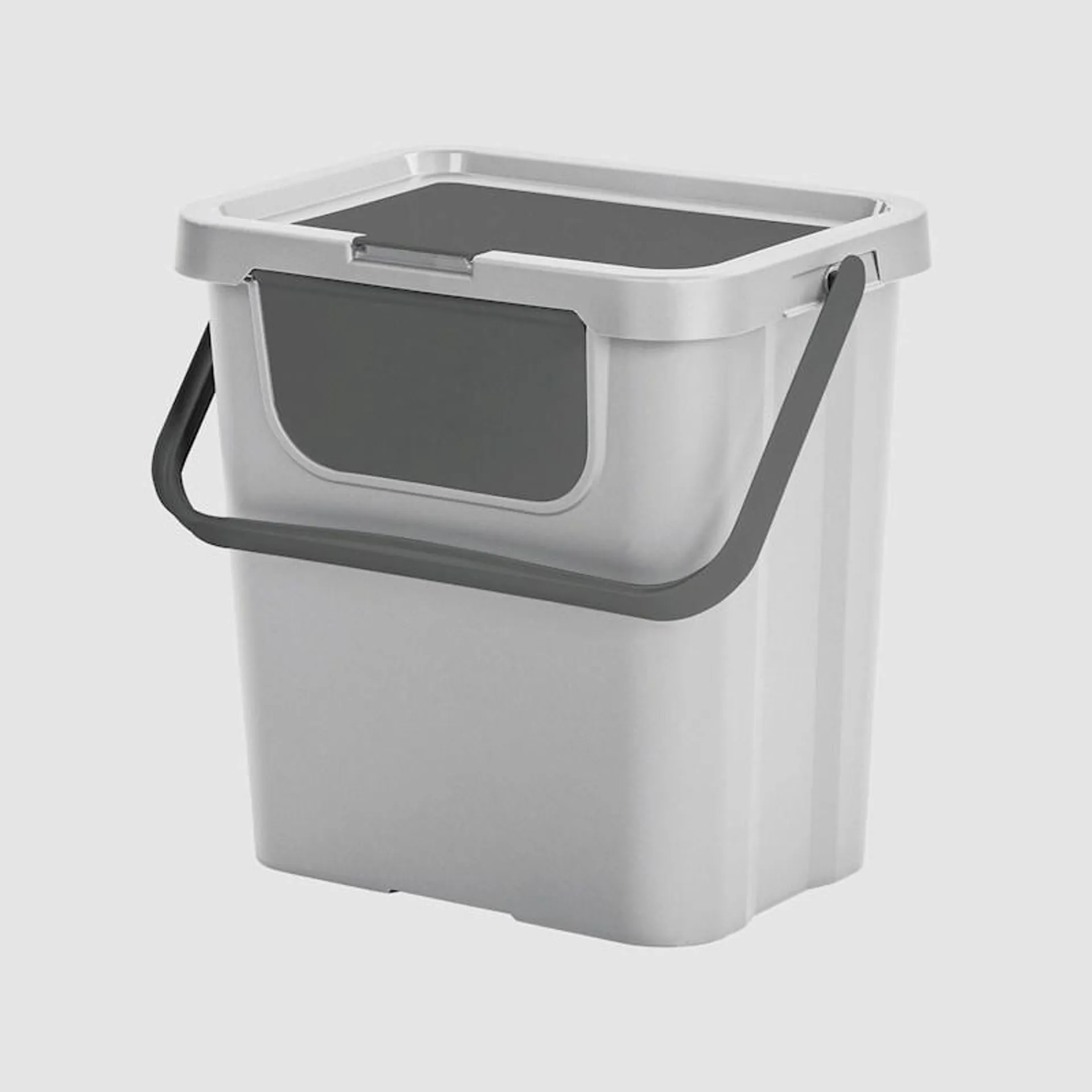 Tontarelli Moda Recycle Bin Ghost Grey 24L