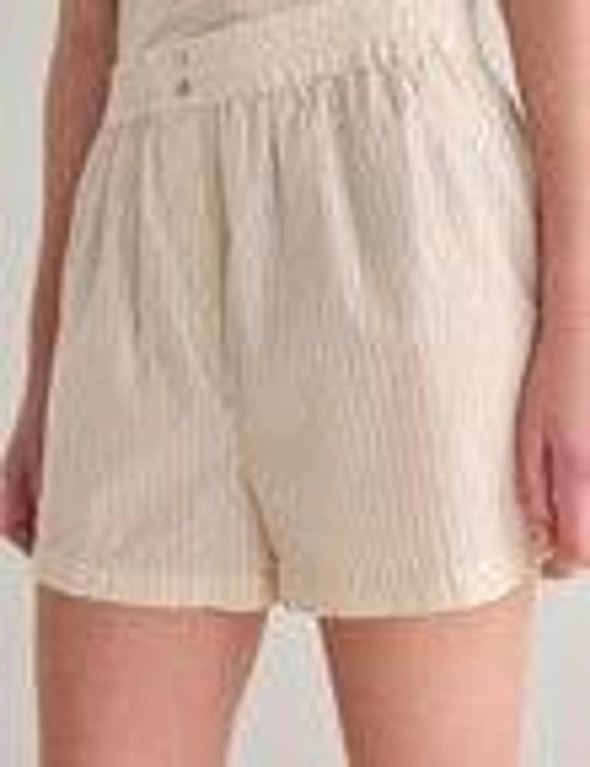 Mineral Sleep Stripe Boxer Short, Sand