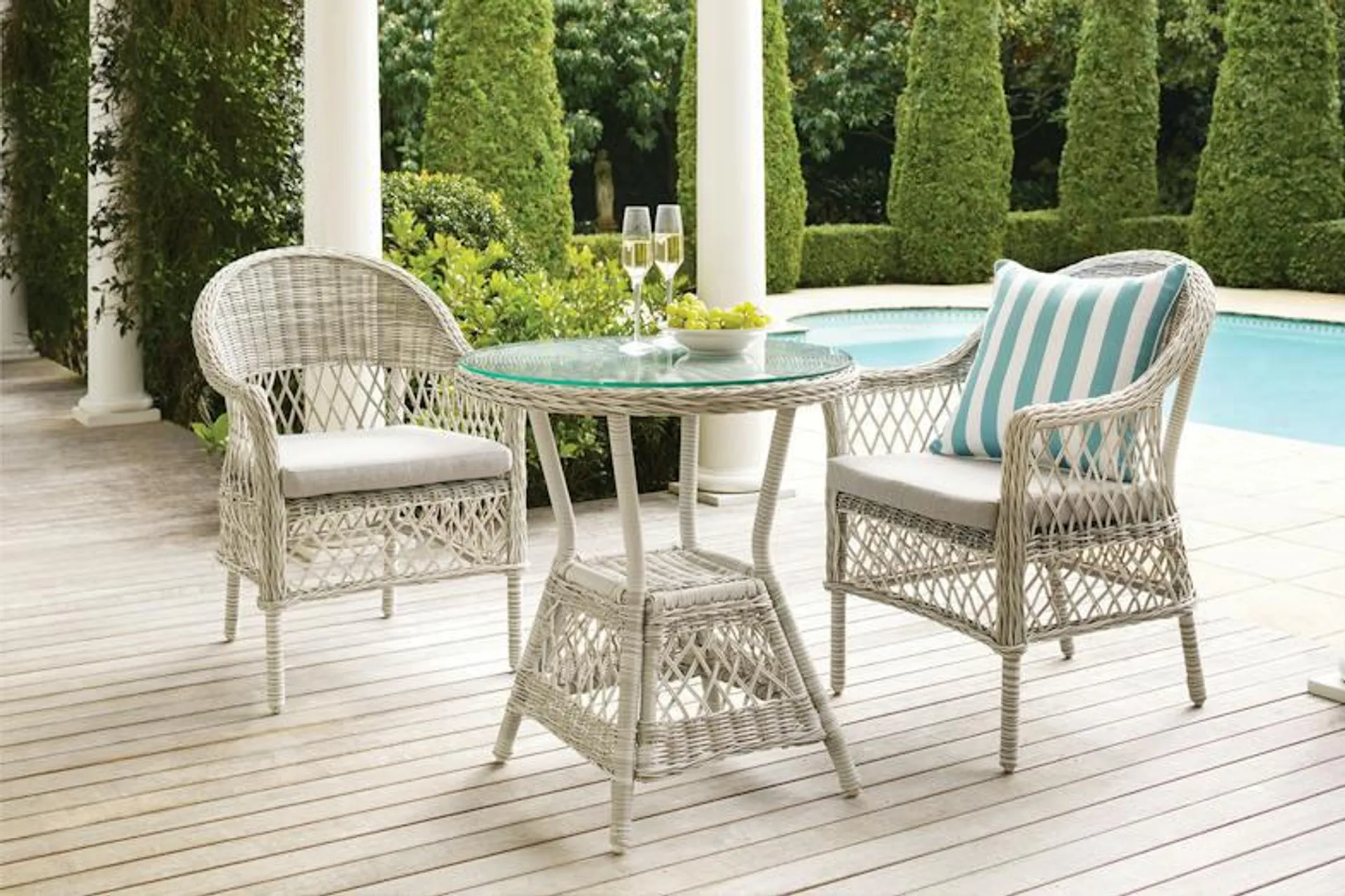 Pearl 3 Piece Outdoor Patio Setting