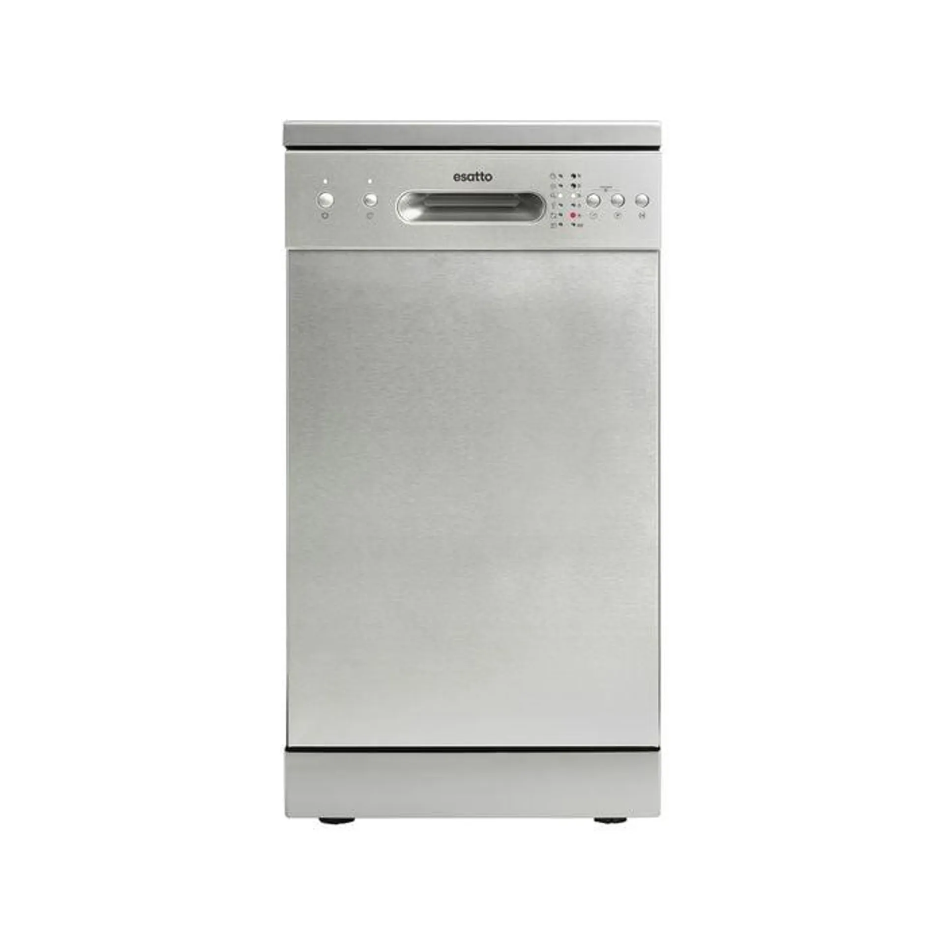 Esatto 45cm Stainless Steel Compact 9 Place Settings Dishwasher WELS 3 Star 10.9L Per Wash