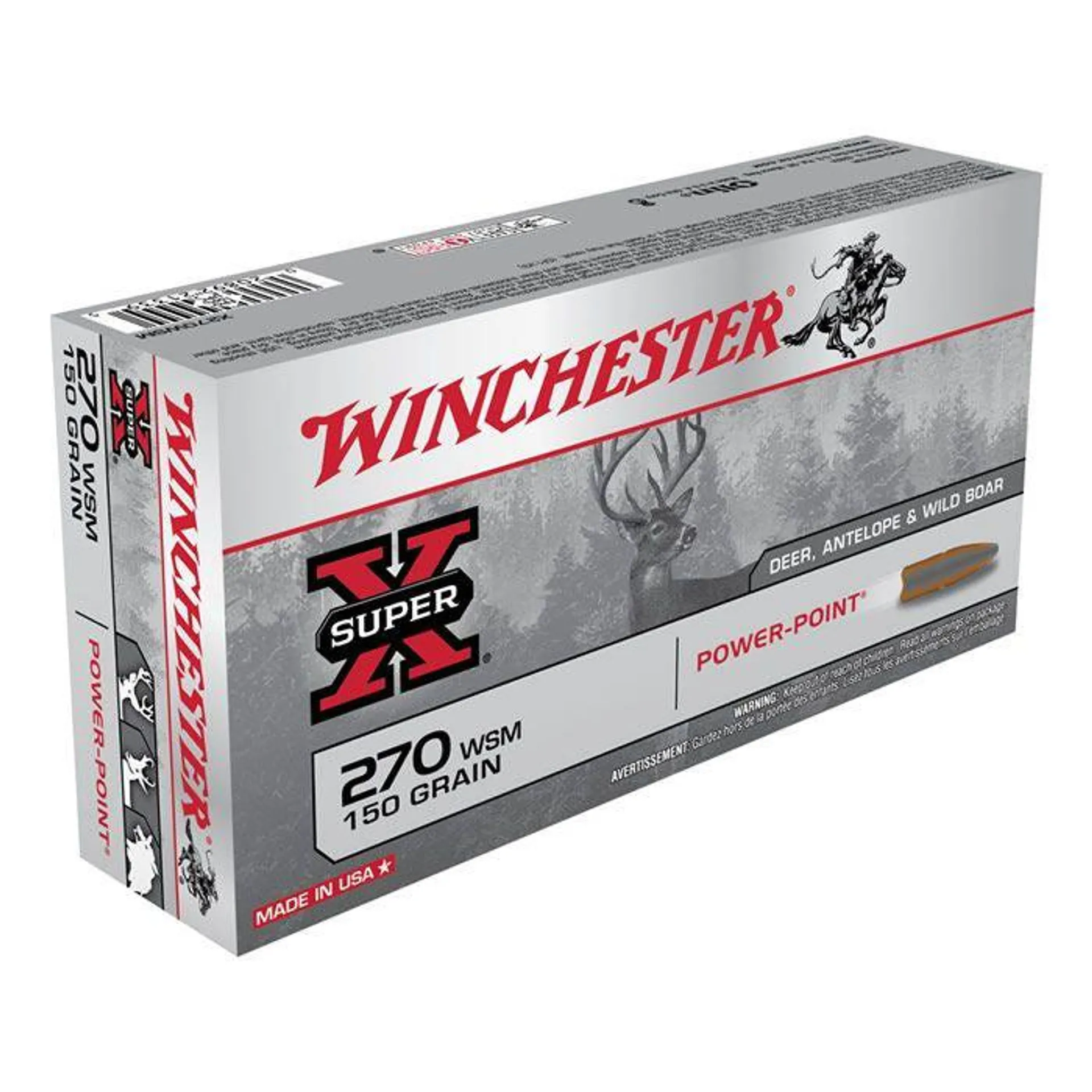 Winchester SuperX .270WSM 150gr PP (20)