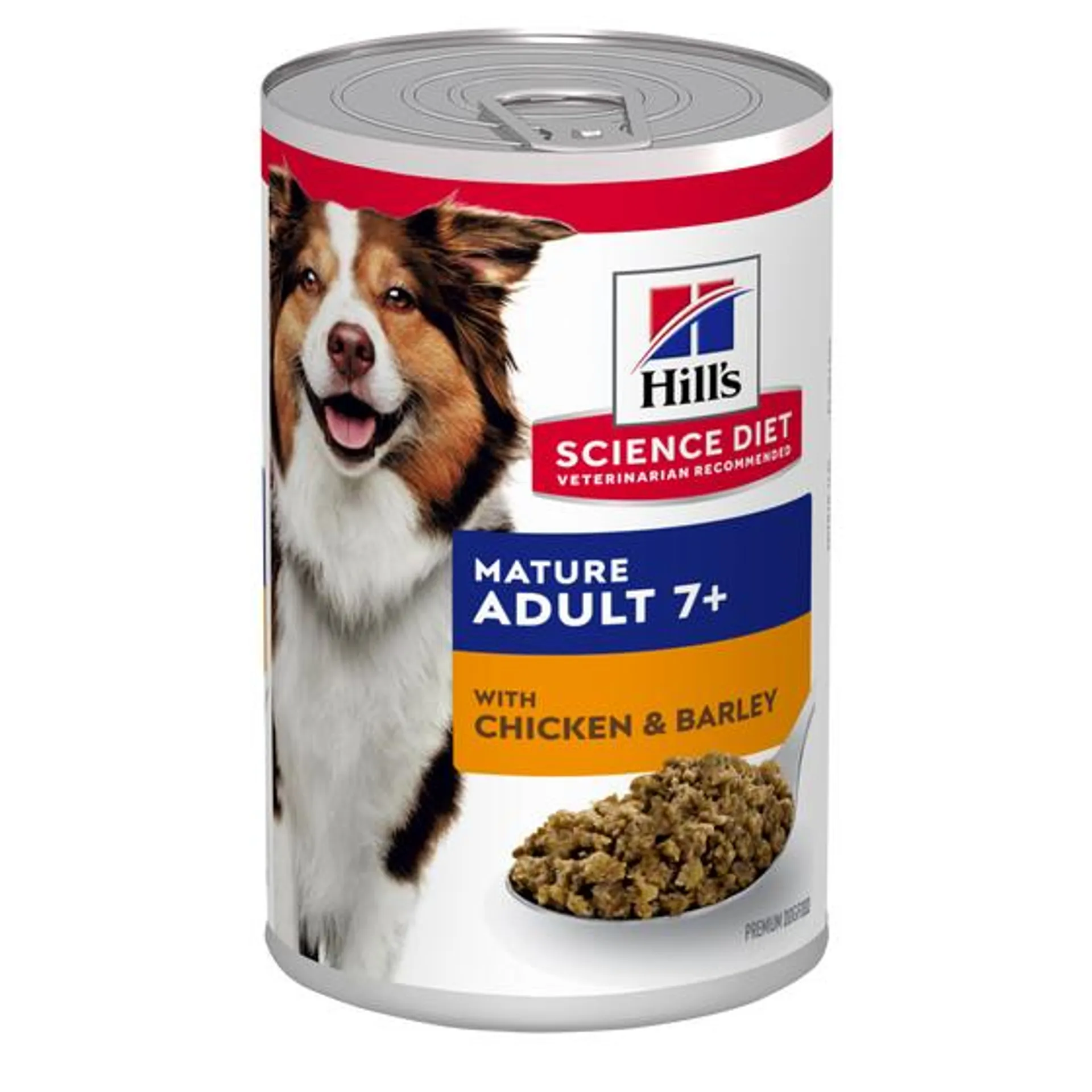 Hill's Science Diet 7+ Chicken & Barley Canned Dog Food 370g