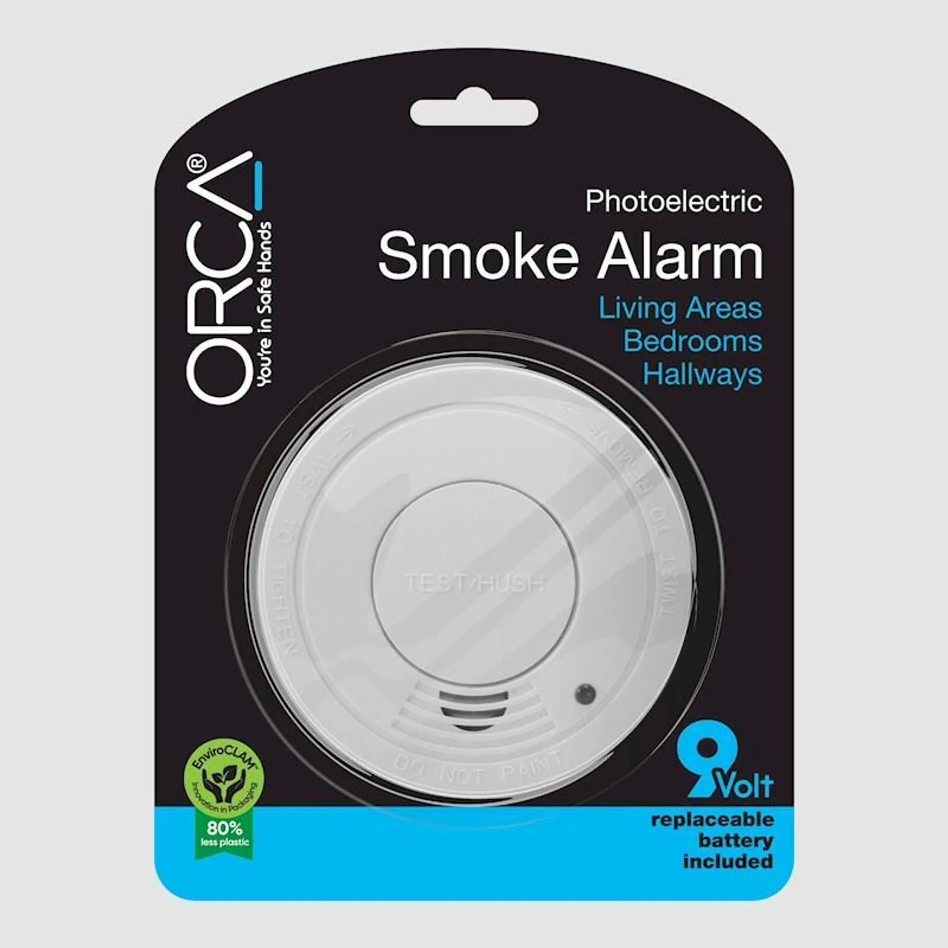 Orca 9 Volt Smoke Alarm