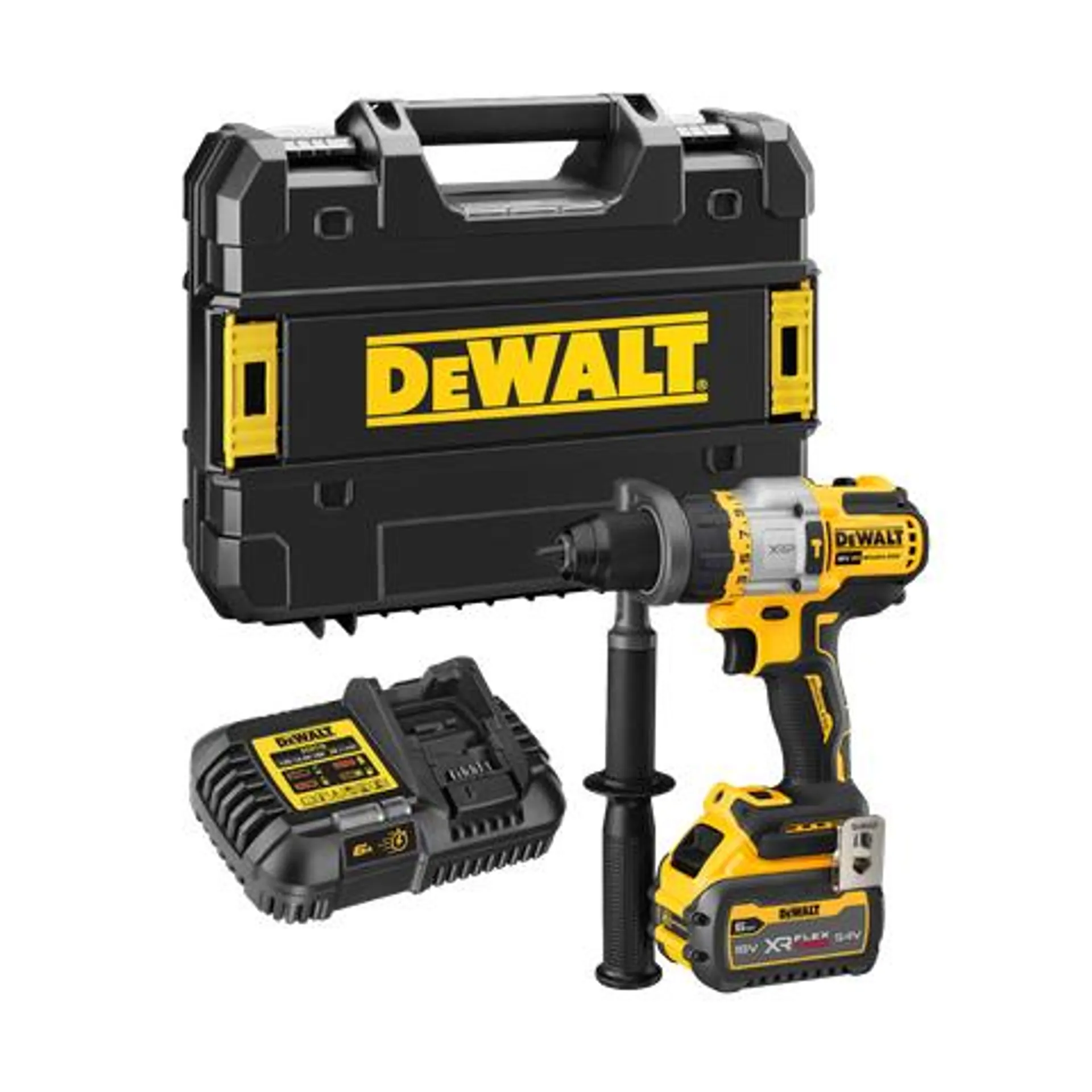 DeWalt Flexvolt Advantage Cordless Hammer Drill Brushless 3spd 18v 6Ah