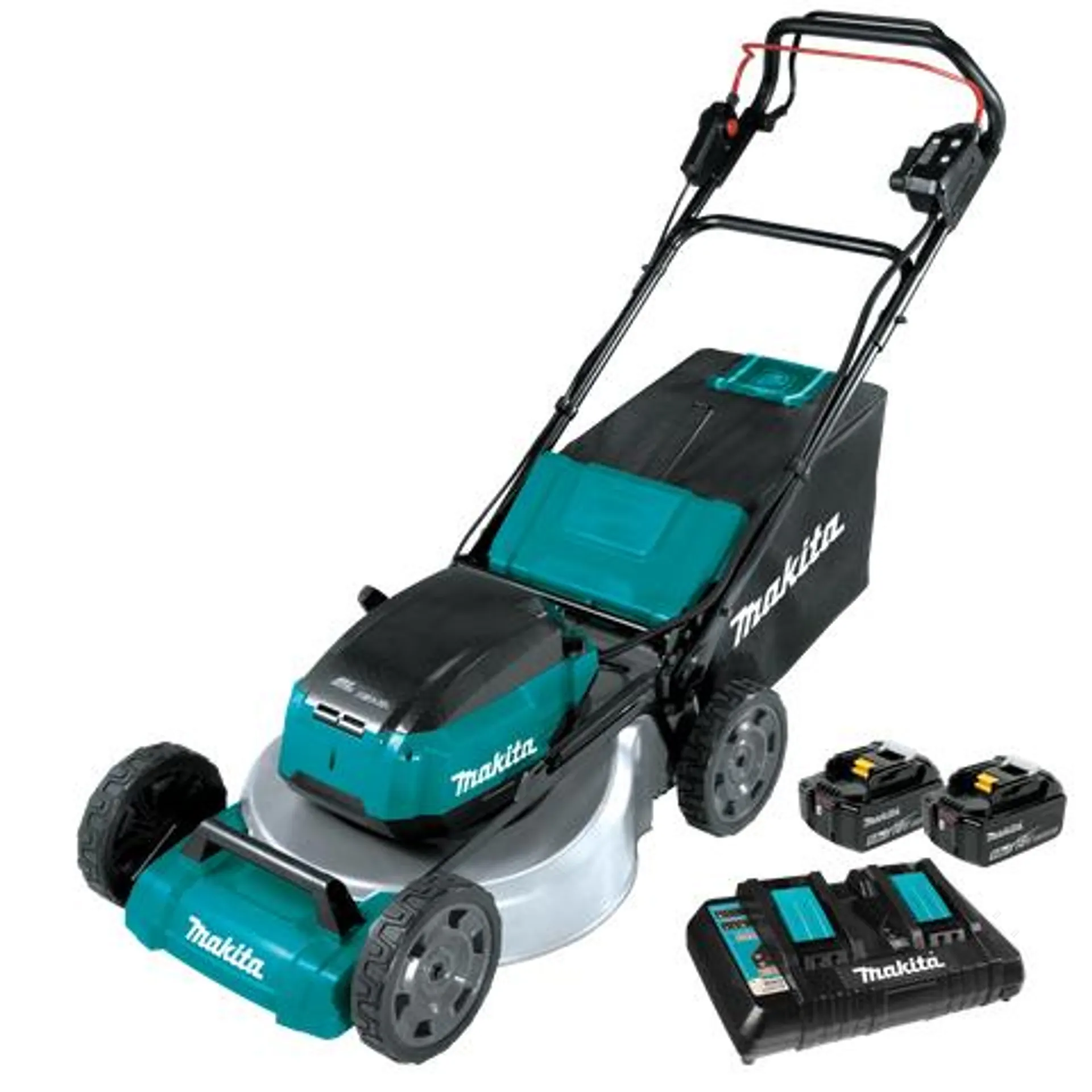 Makita LXT Cordless Lawn Mower Self Propelled 531mm 36V (2x18V) 5Ah