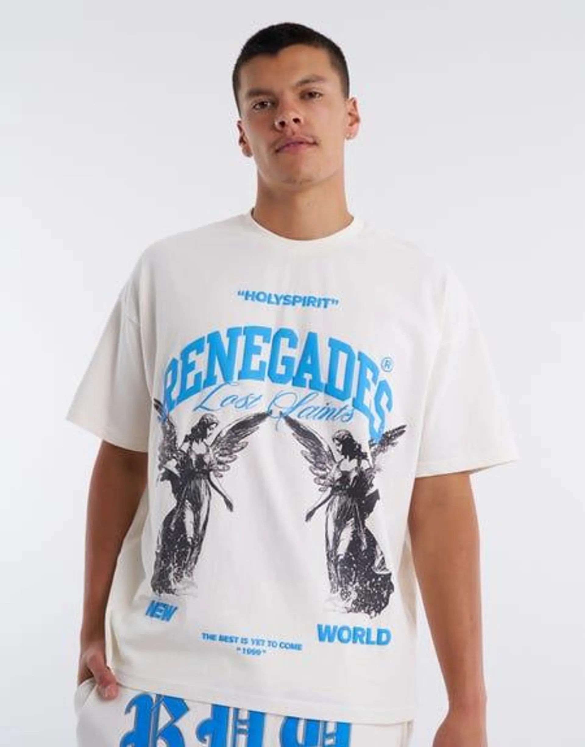 1999 Renegades Box Fit Tee in Snow