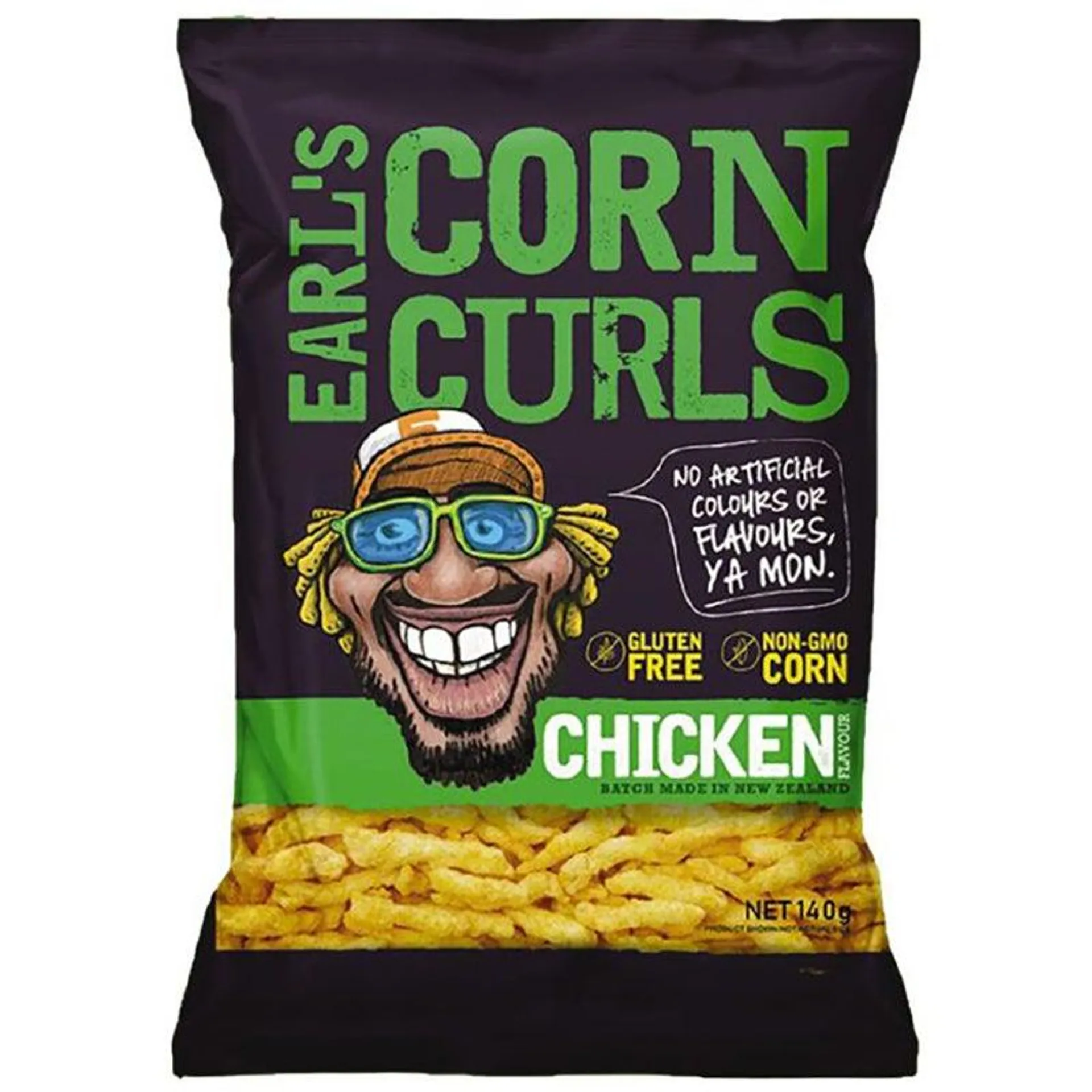 Earl's Corn Curls Chicken 140g