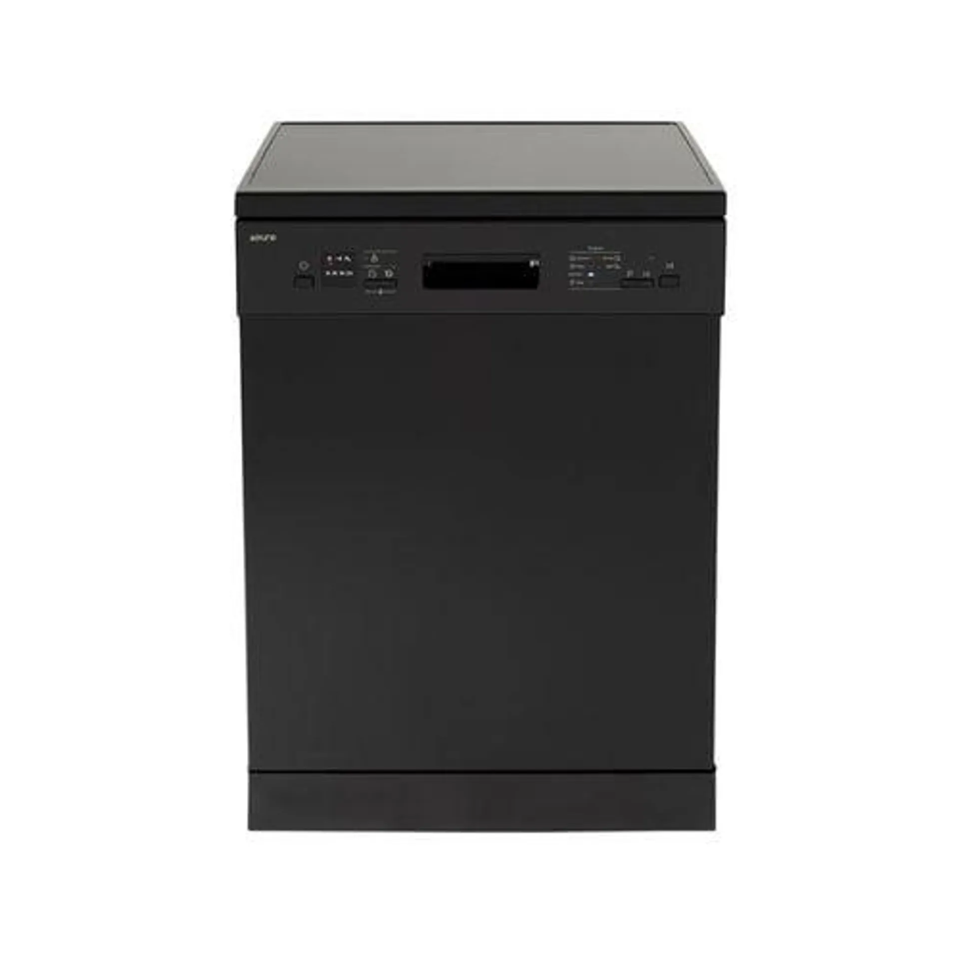 Euro 60cm Black 14 Place Freestanding Dishwasher WELS 4.5 Star 12.5L Per Wash