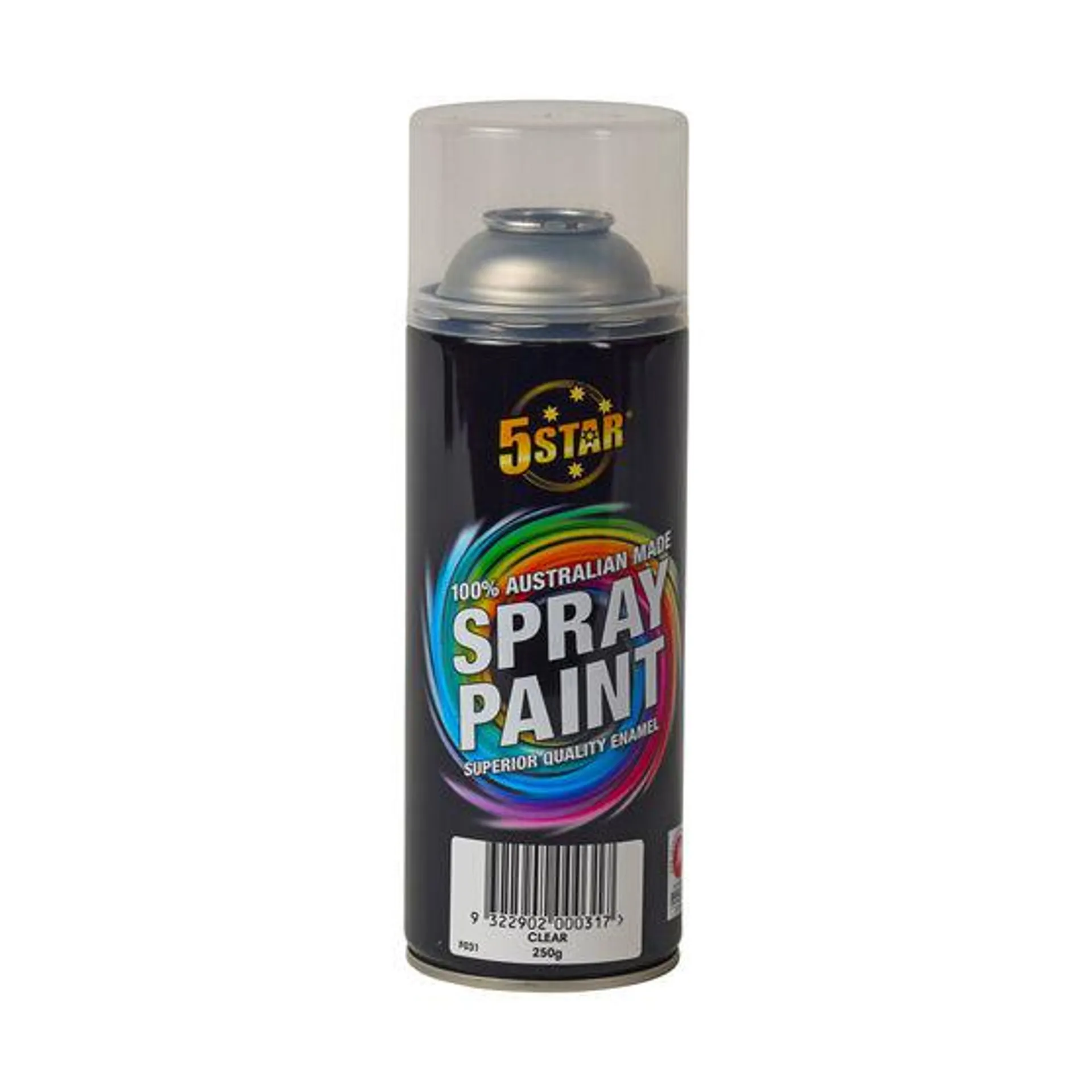 5 Star Enamel Spray Paint Clear 250g