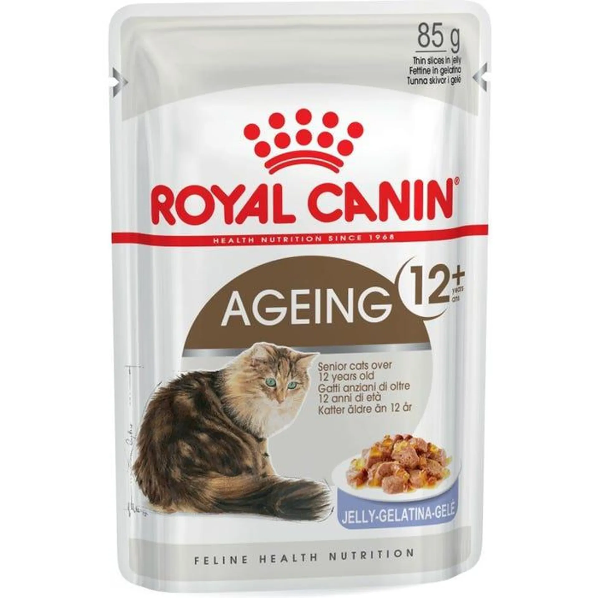 Royal Canin Ageing +12 Senior Cat Food In Jelly 85g