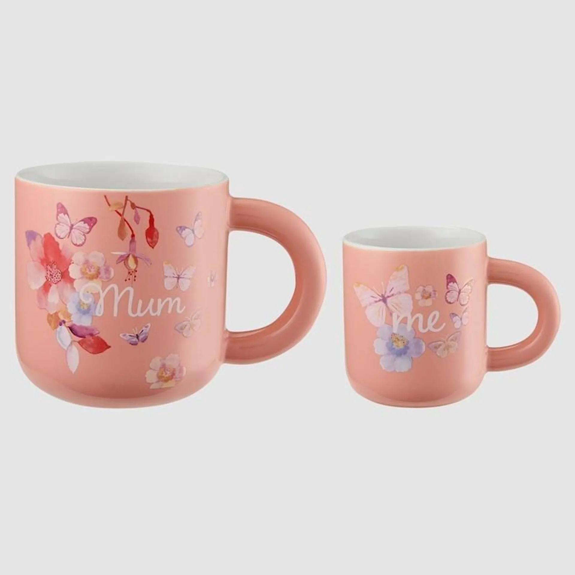 Maxwell & Williams Camilla Mum & Me Mug Set 2 Apricot