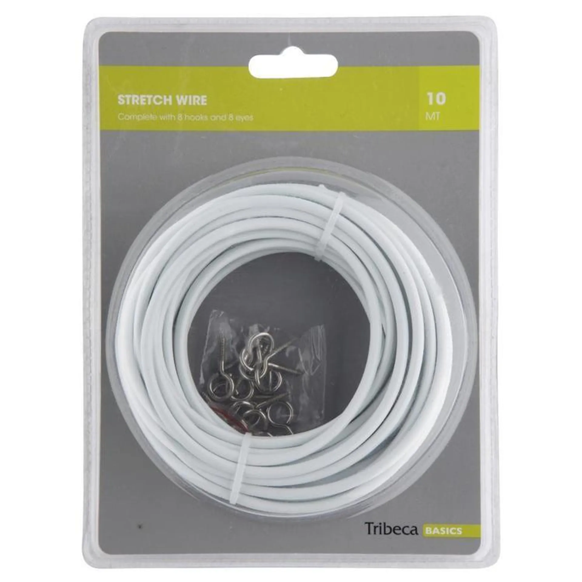 Tribeca 10m Stretch Wire Pack White 10 m