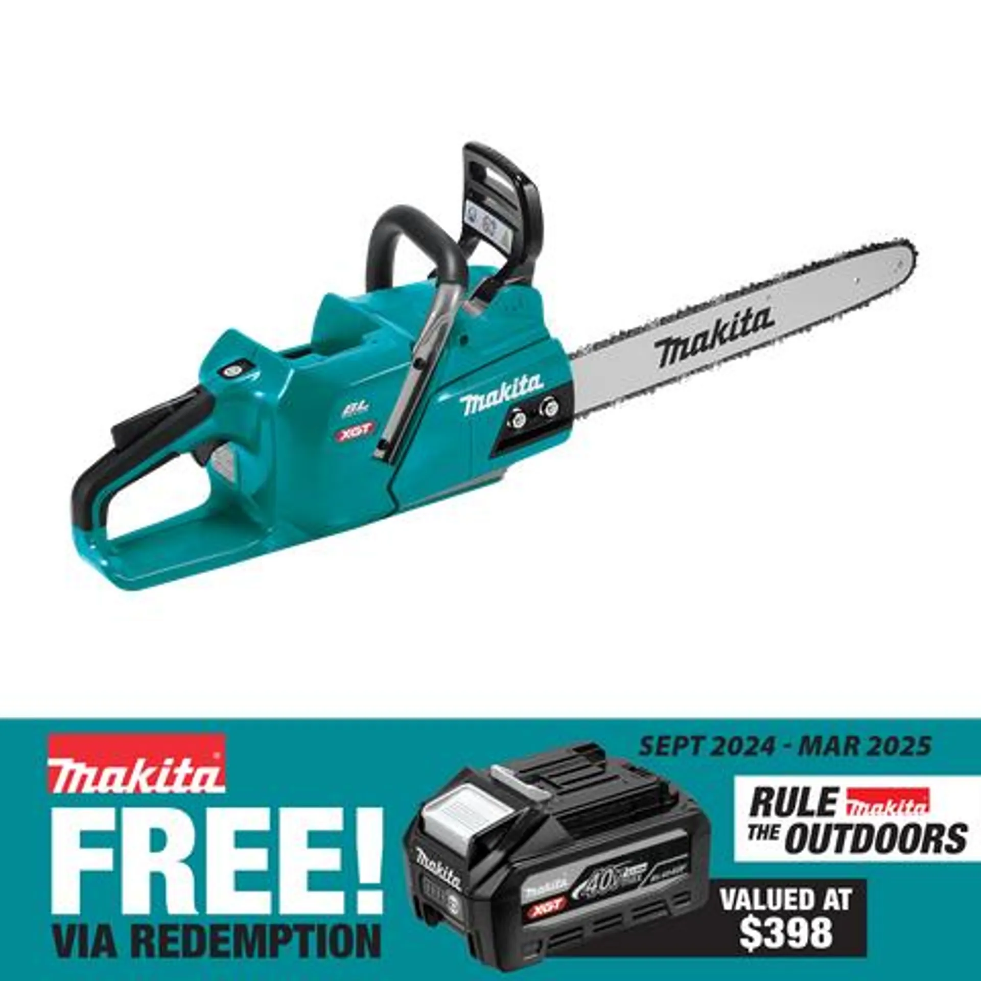 Makita XGT Cordless Chainsaw 18in 40v -Bare Tool