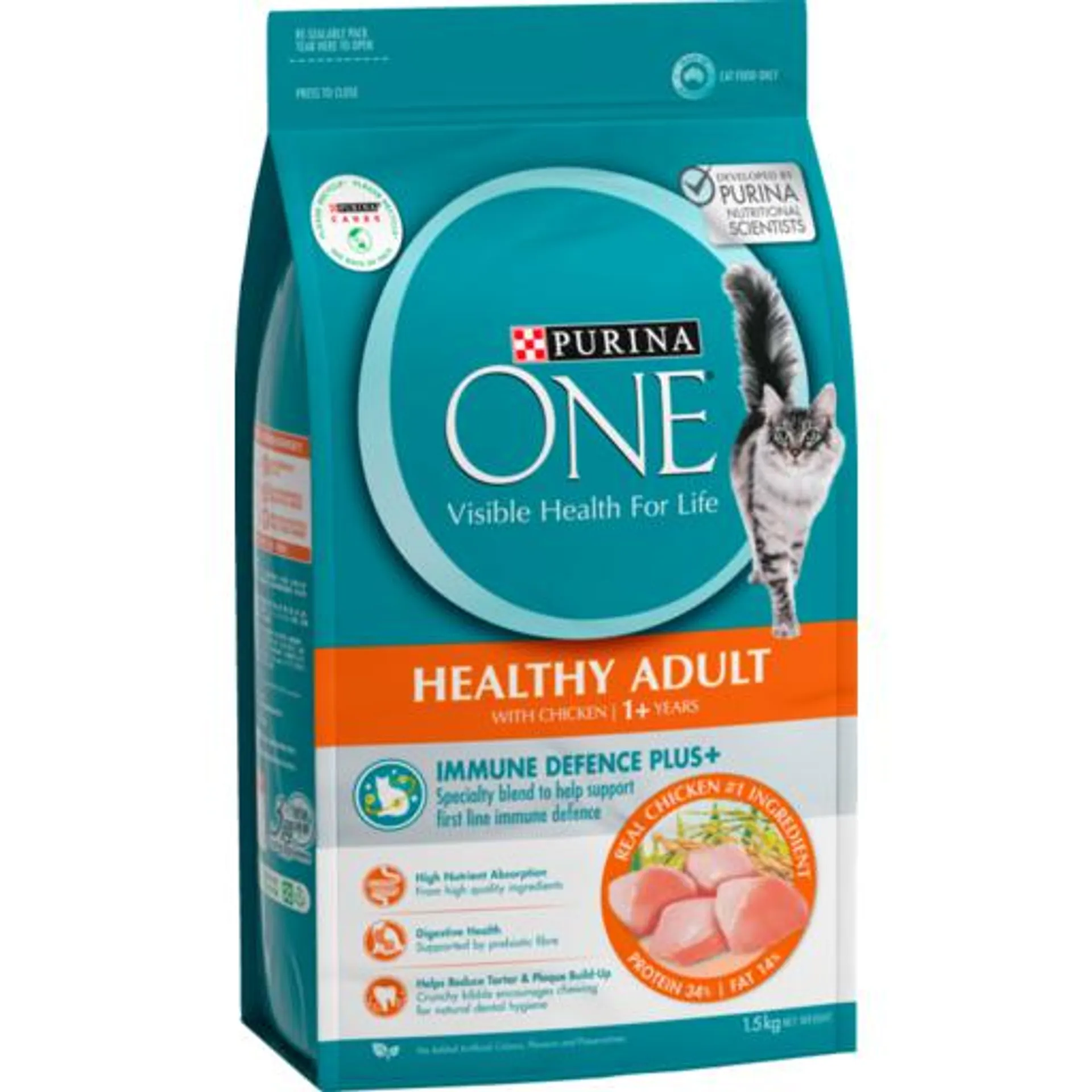Purina One Adult Pet Food Dry Healthy Chicken