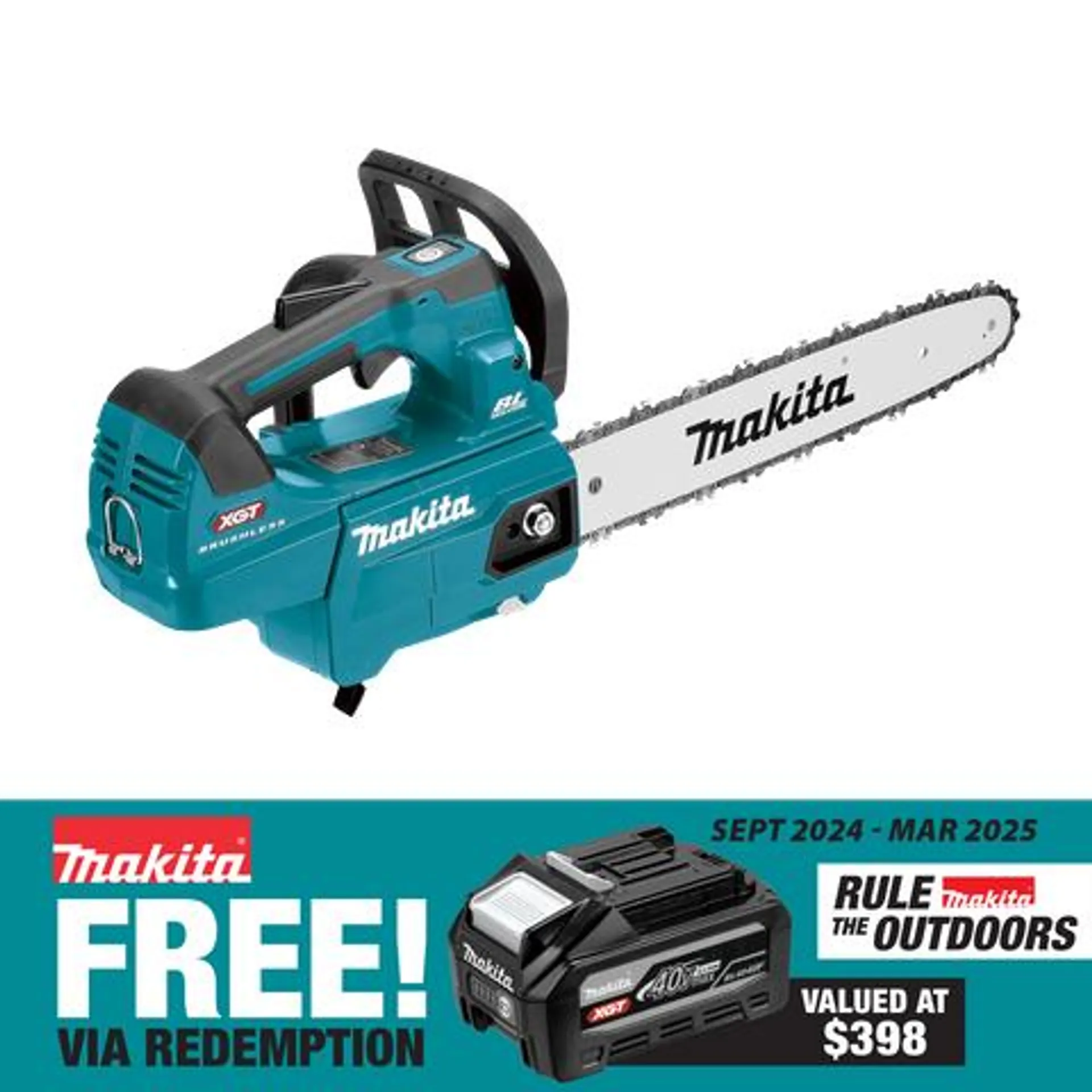 Makita XGT Cordless Chainsaw 14in 40v -Bare Tool