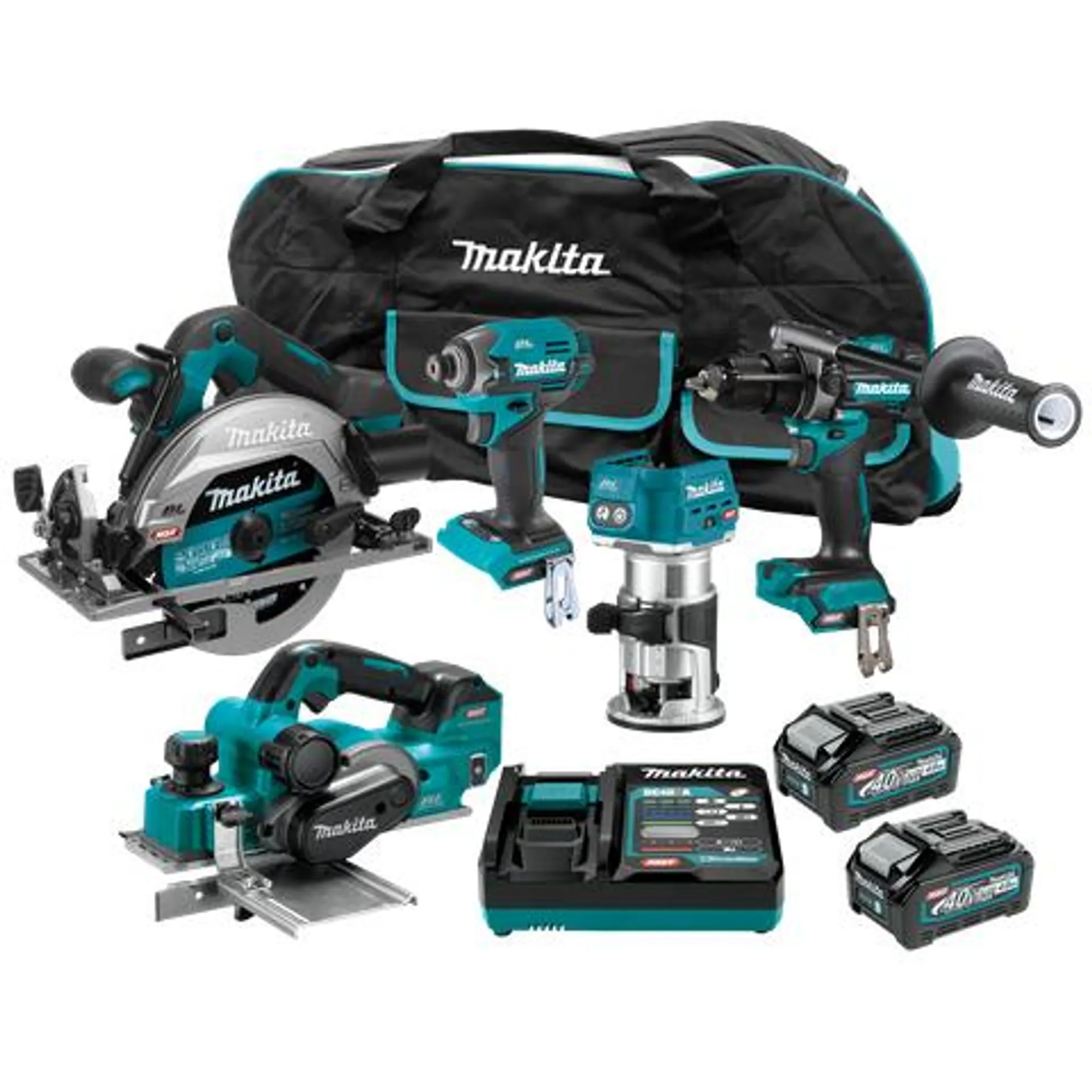 Makita XGT Cordless Combo Kit Brushless 5pc 40V 4Ah