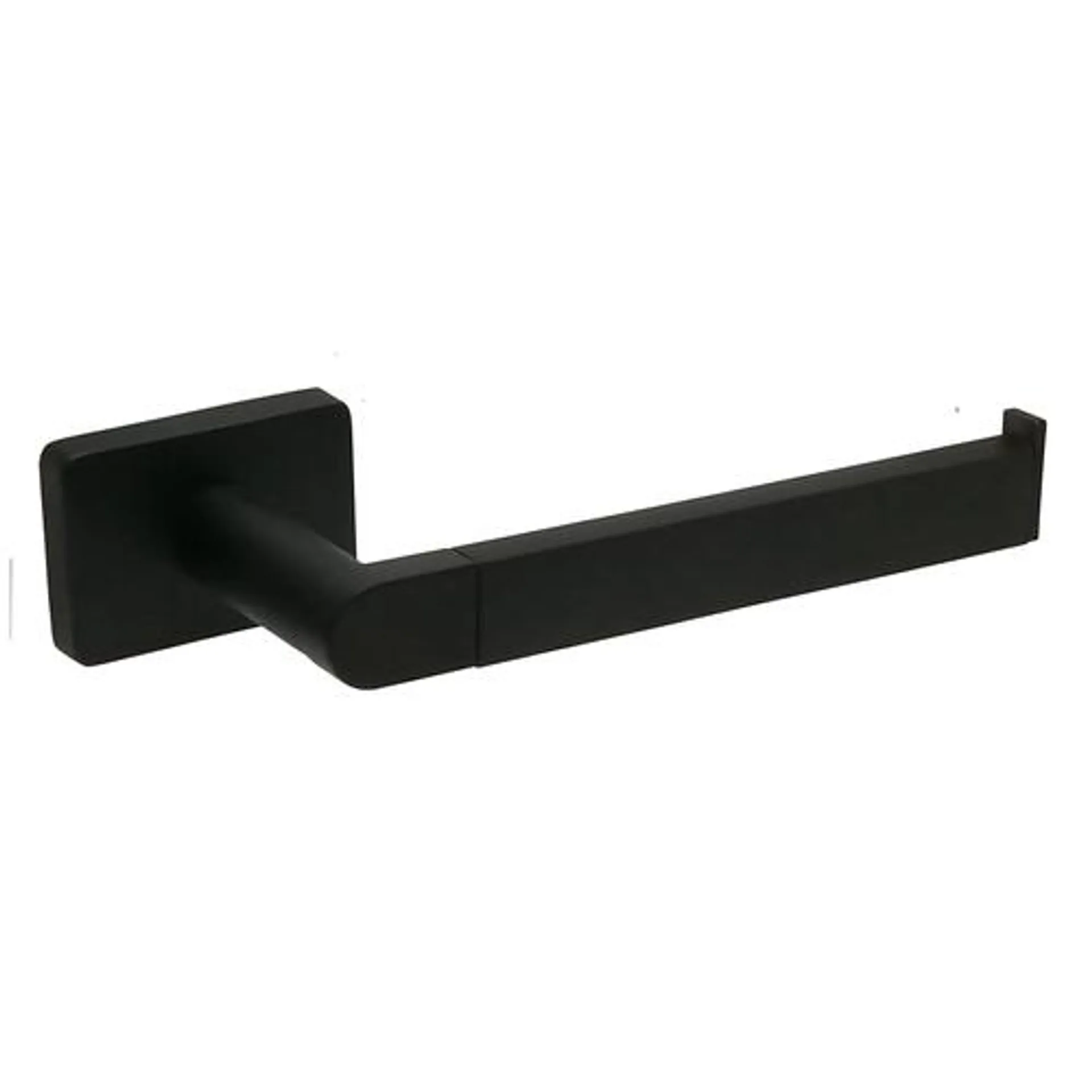 Barelli Matte Black Rigoni Single Toilet Roll Holder