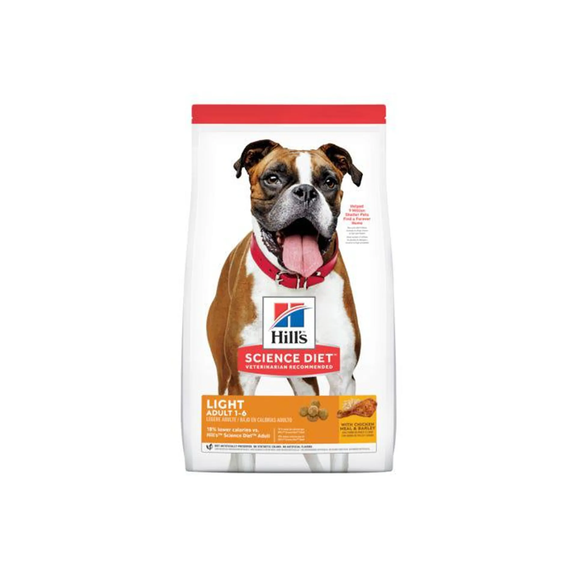 Hill's Science Diet Adult Light Dog Food 12kg