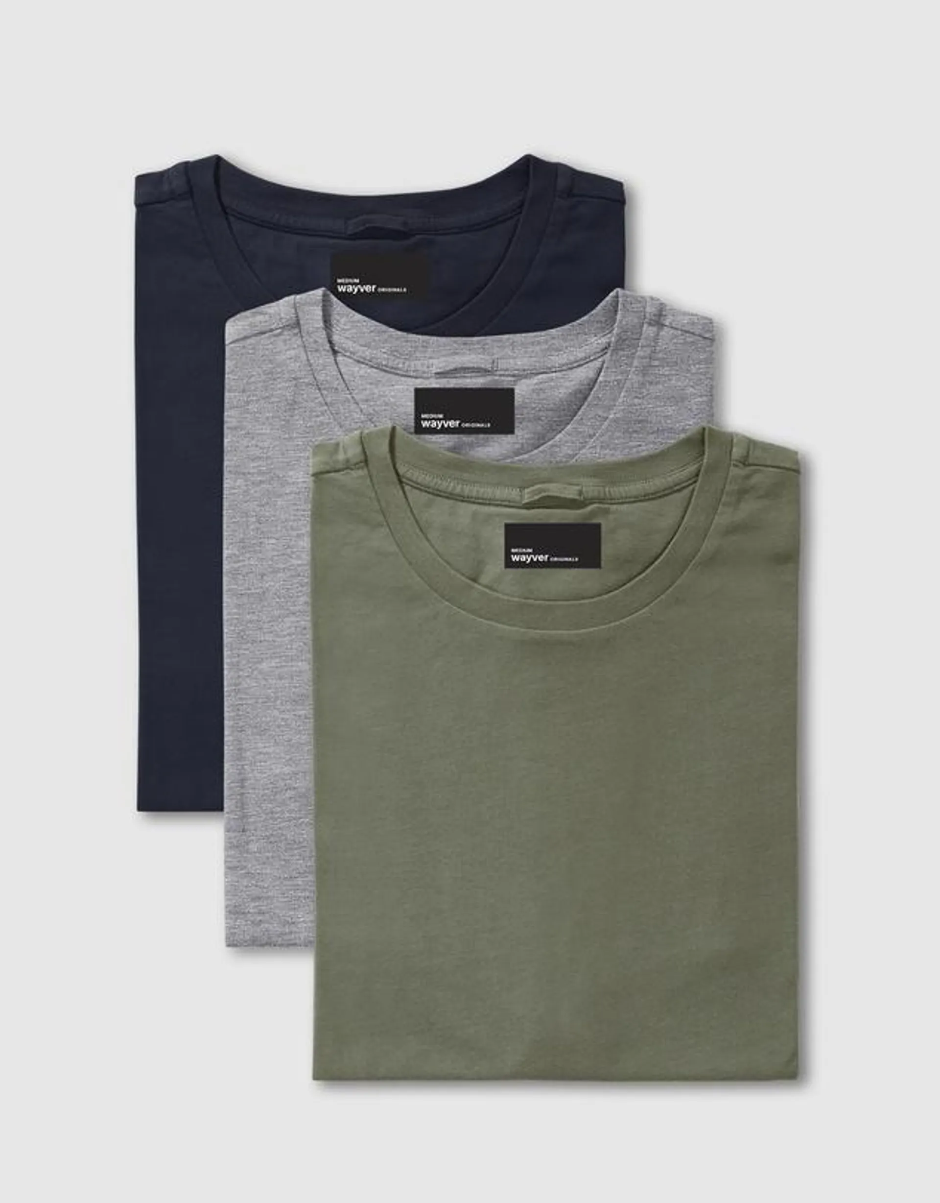 The Essential Crew Tee 3-Pack