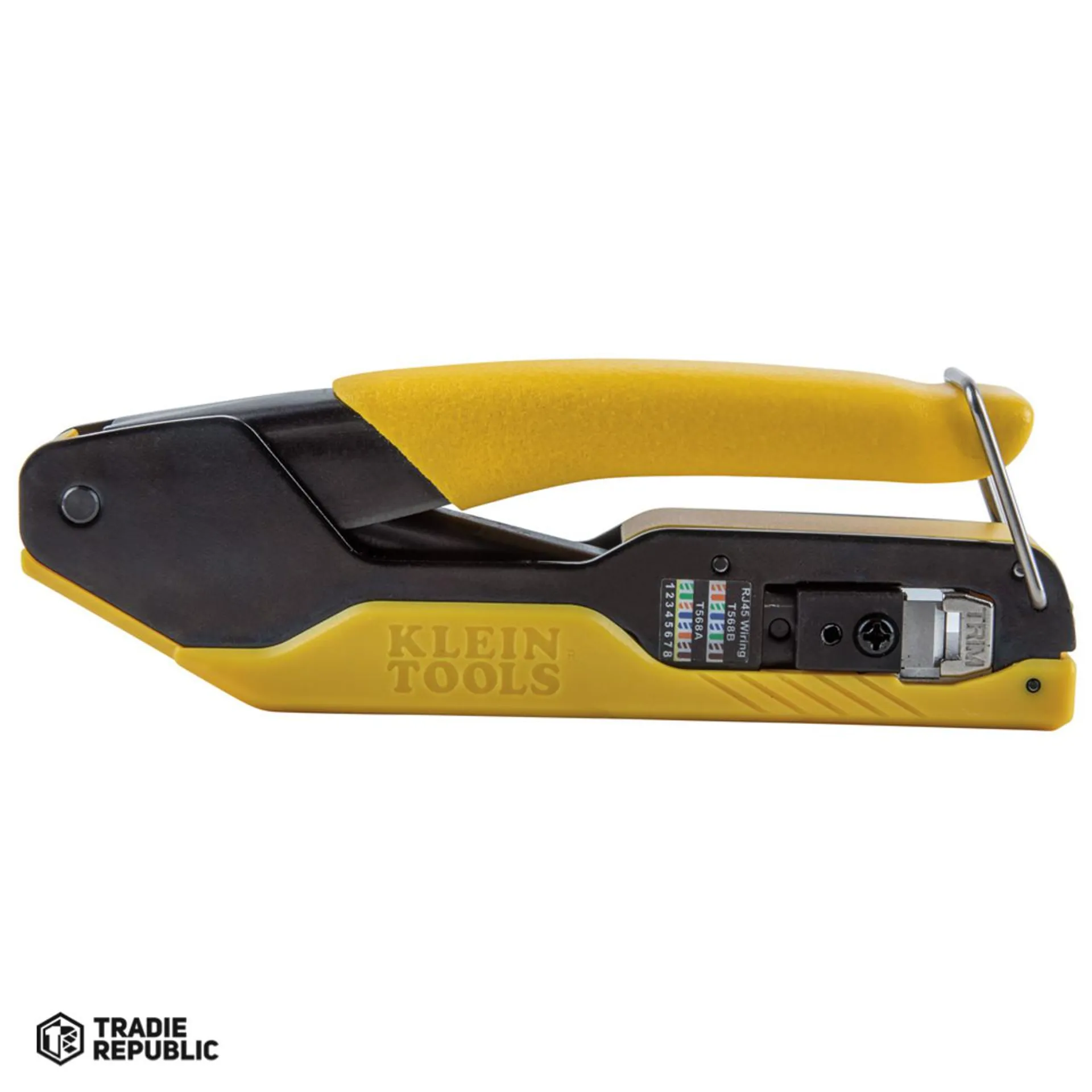 Klein Data Cable Crimping Tool for Pass-Thru, Compact